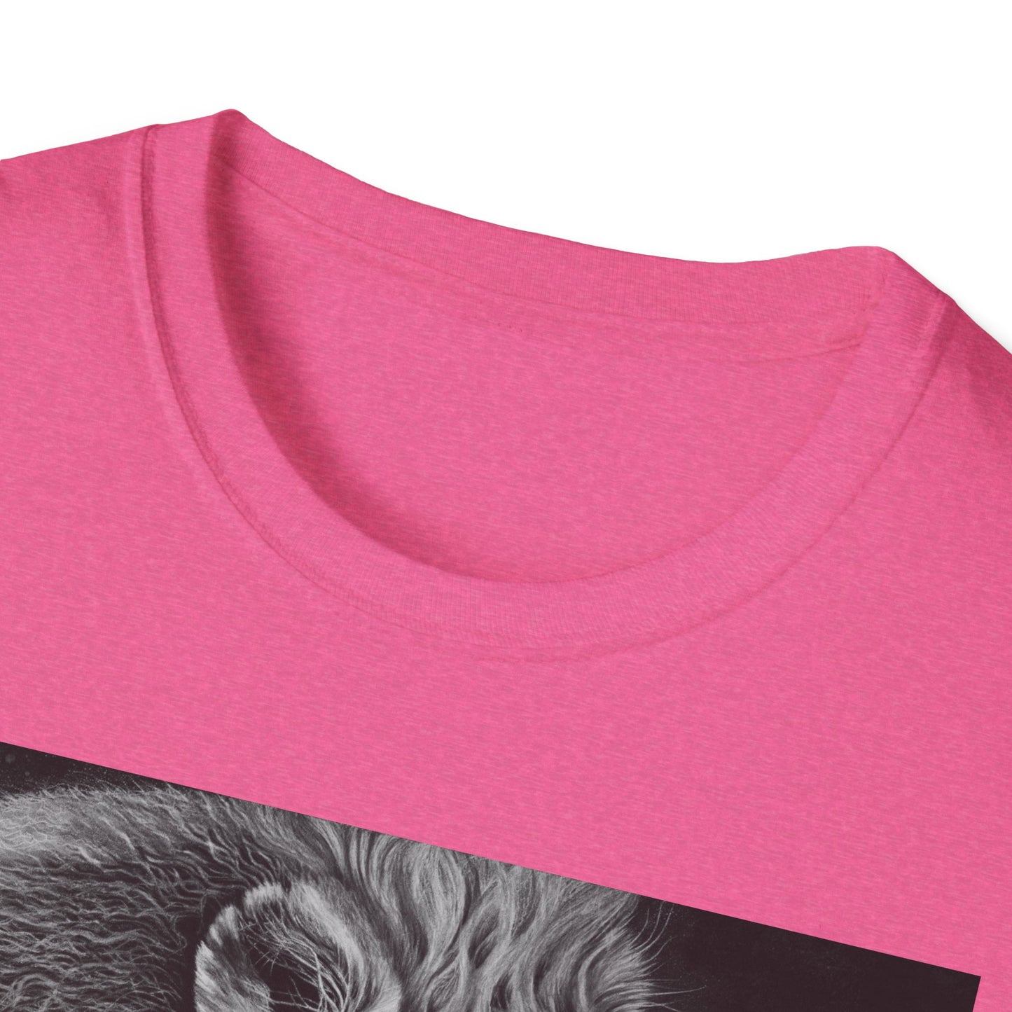 King of Cool, Lion Graphic Tee - Unisex Softstyle T-Shirt