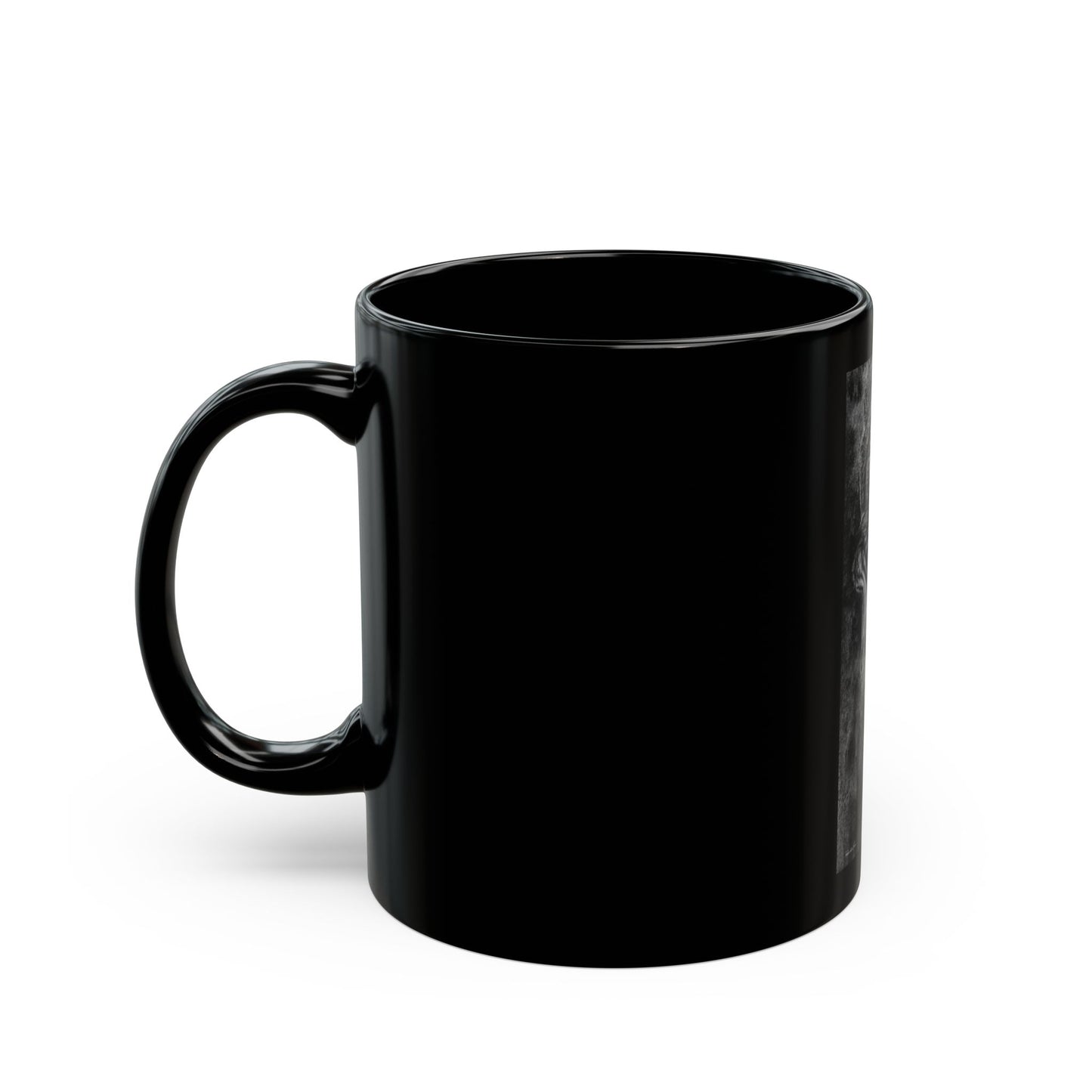 Specter, Wolf Design Black Mug