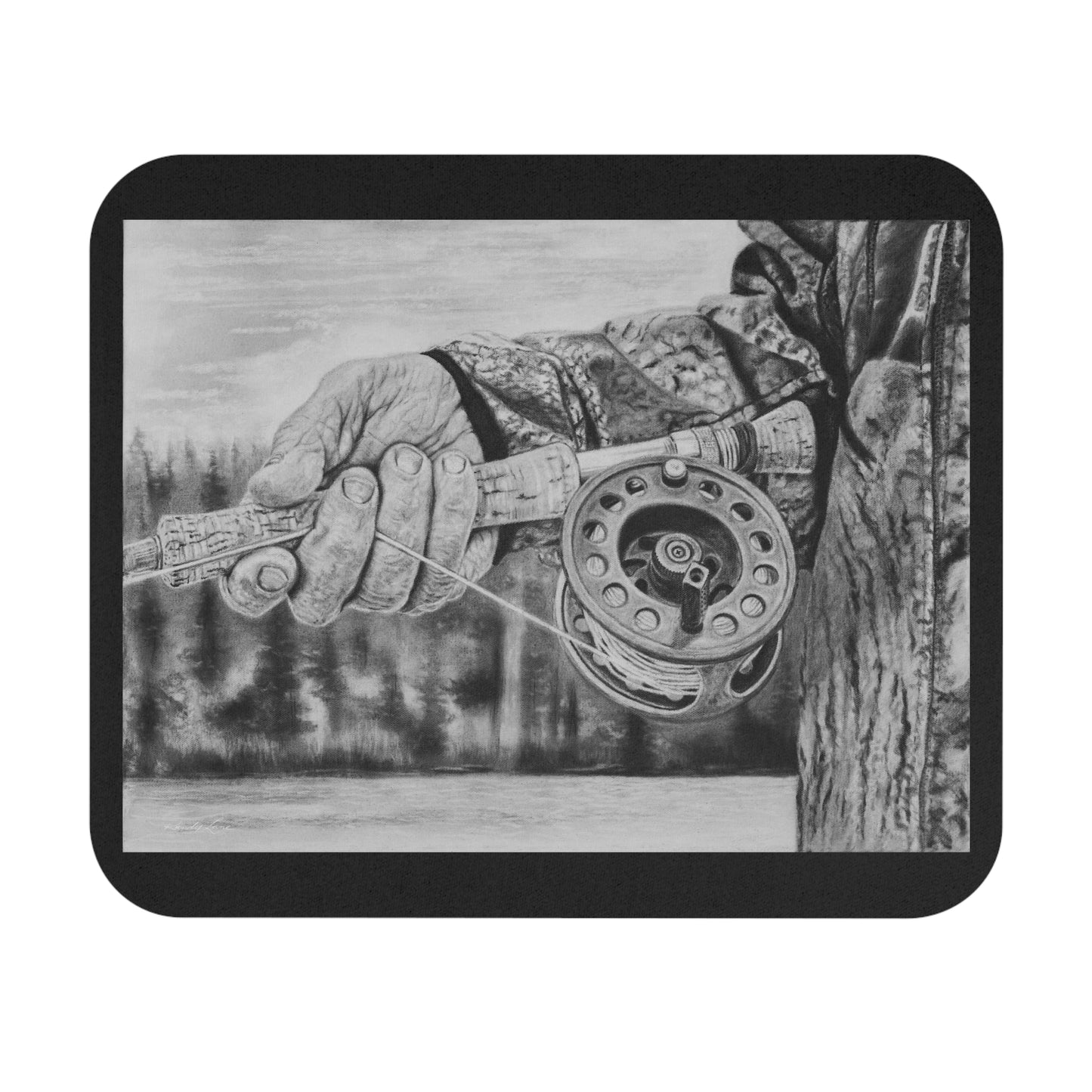 Therapy, Fishing Enthusiast Mouse Pad