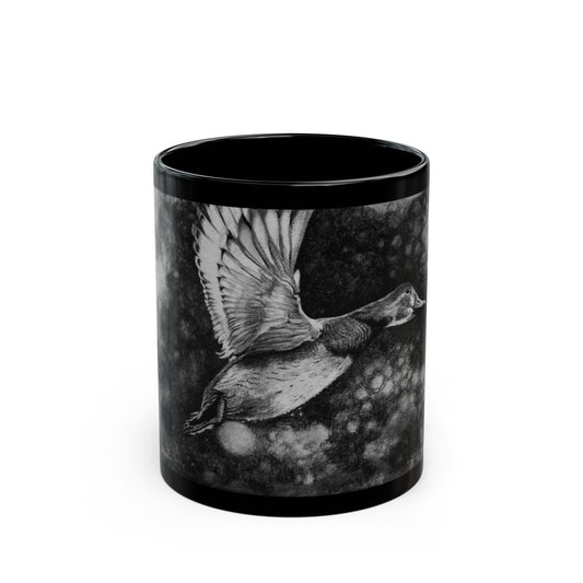 Flare, Duck Black Mug