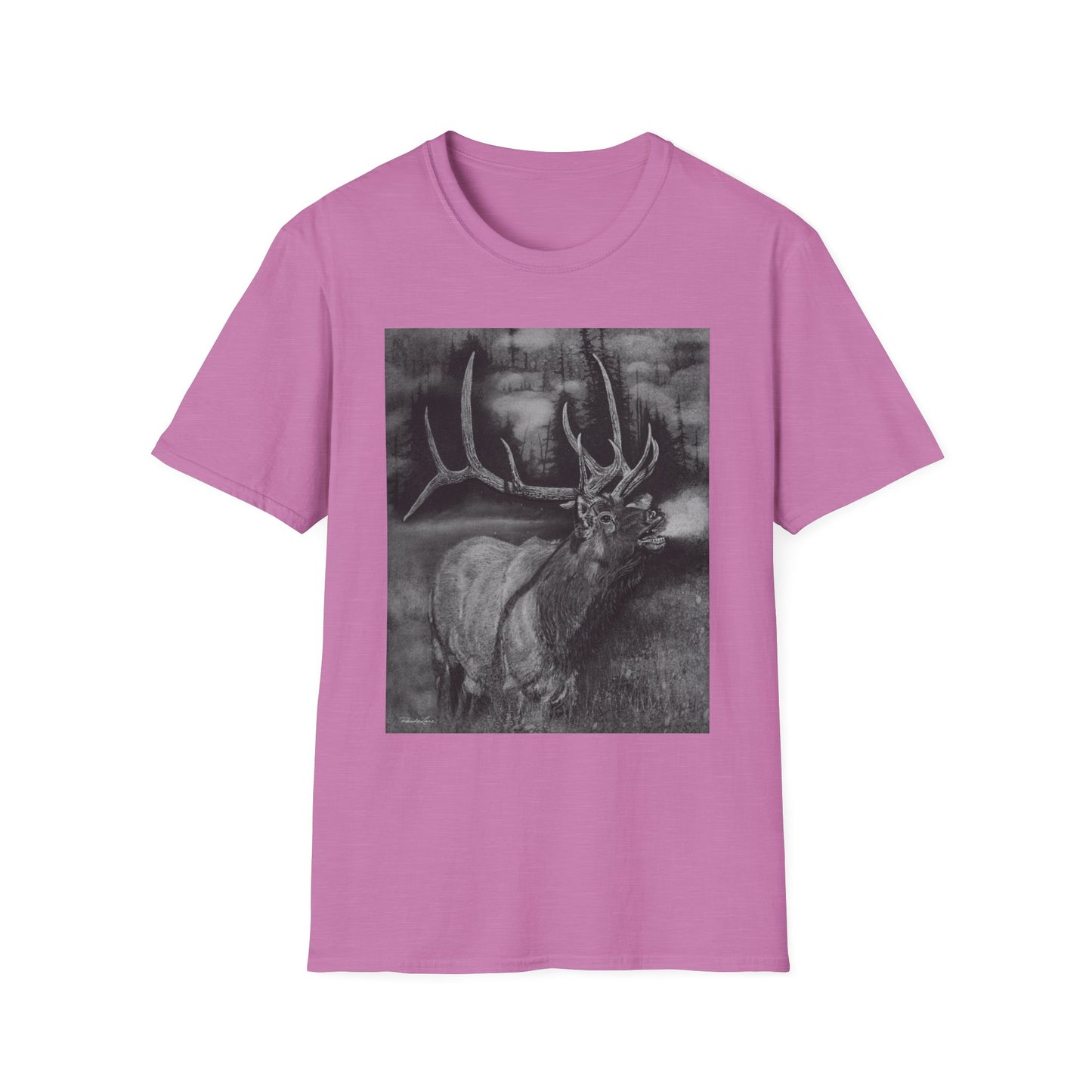Mountain Music, Elk Unisex Soft T-Shirt