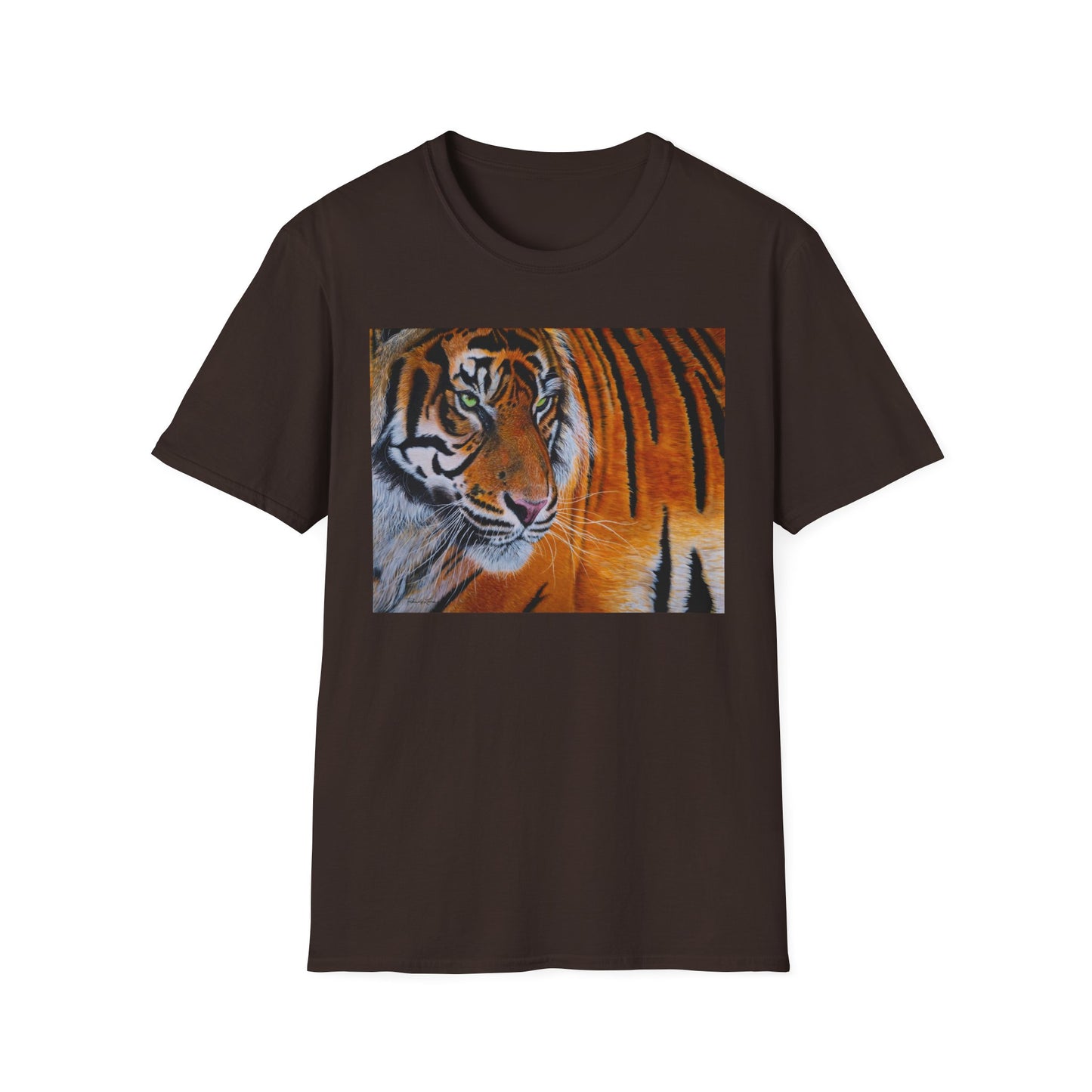 Tiger Stripe, Tiger Graphic T-Shirt, Unisex Softstyle Tee