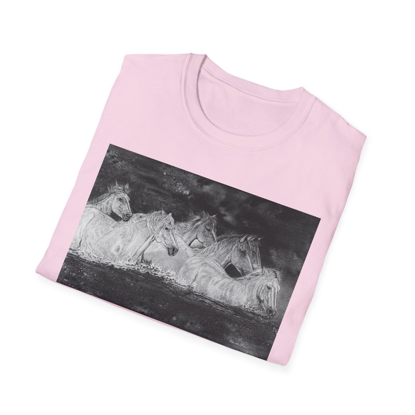 Night Swim, Horse Unisex Tee,