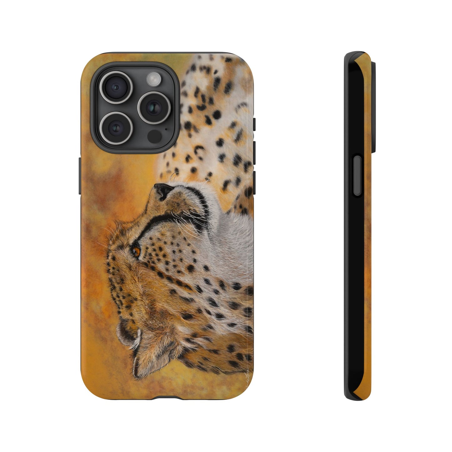 Cheetah Chill, Cheetah Phone Case, Tough Cases