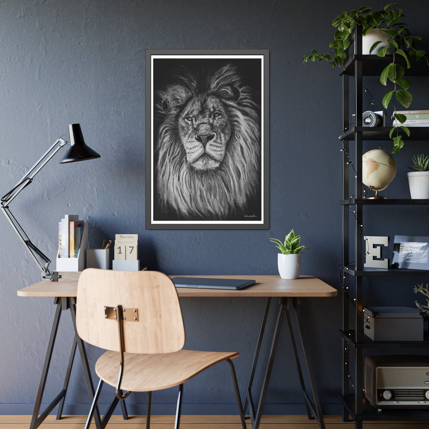 The Mane Event, Framed Fine Art Lion Prints