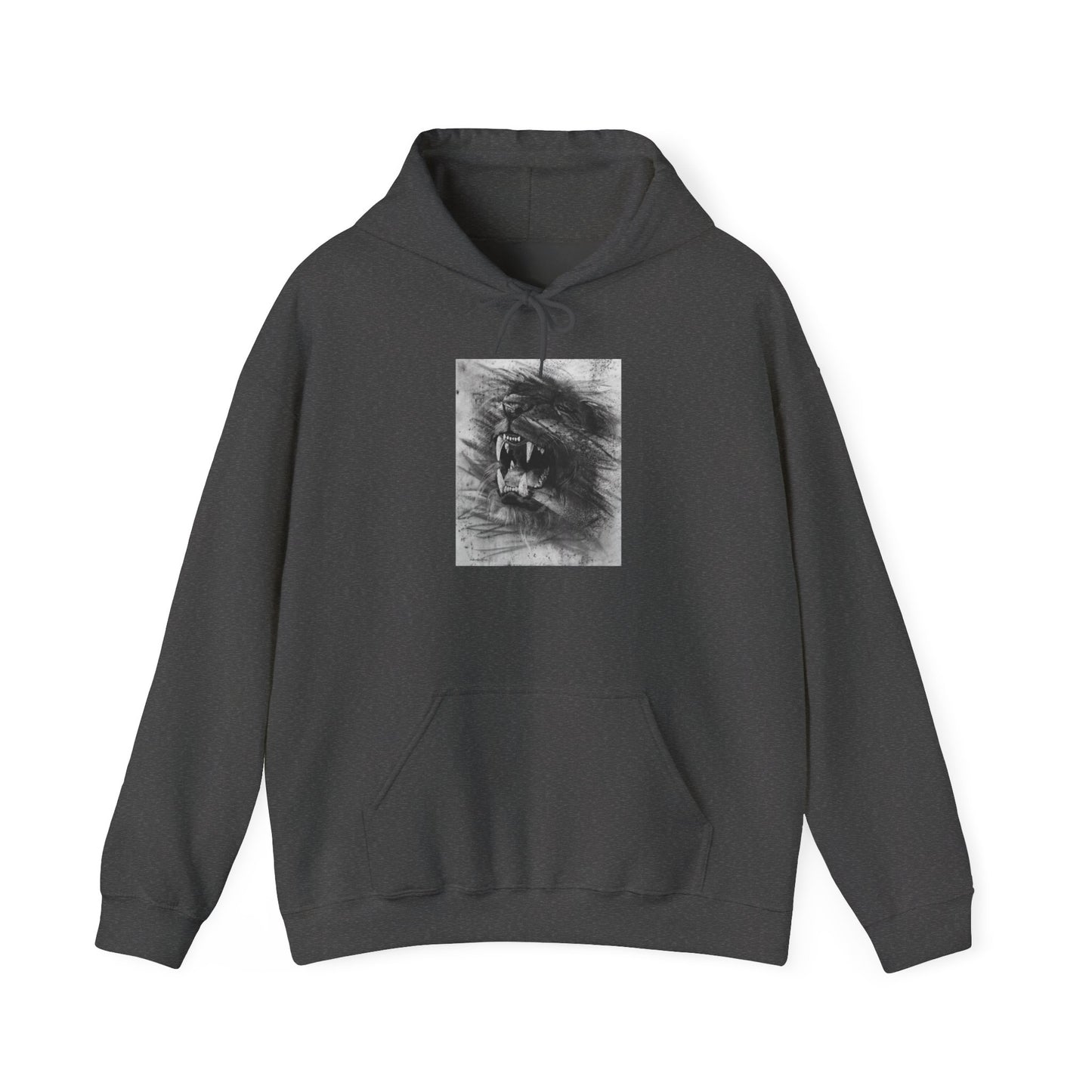Let the Lion Roar, Lion Graphic Hoodie, Unisex Heavy Blend Hooded Sweatshirt