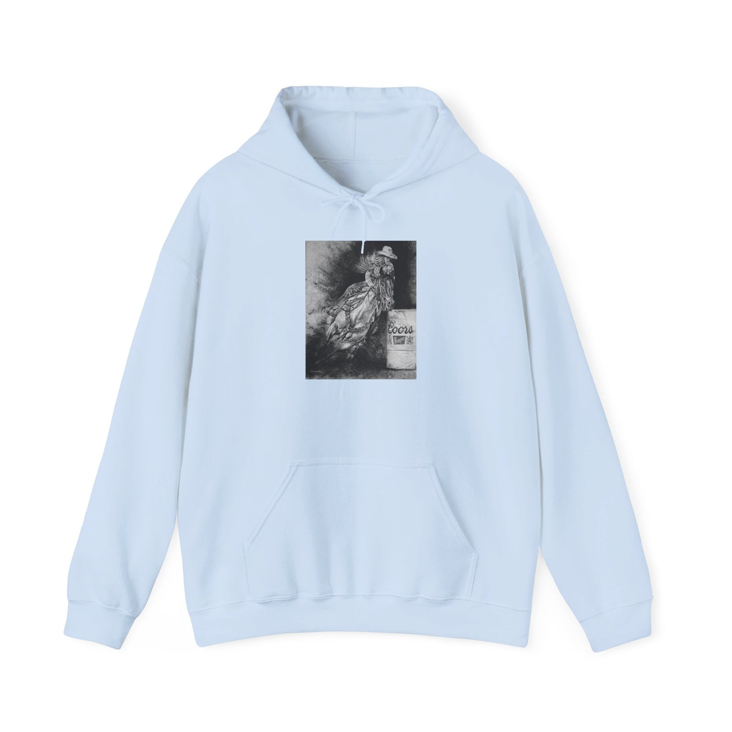 Sophie's Run. Rodeo Barrel Racer Unisex Heavy Blend™ Hooded Sweatshirt