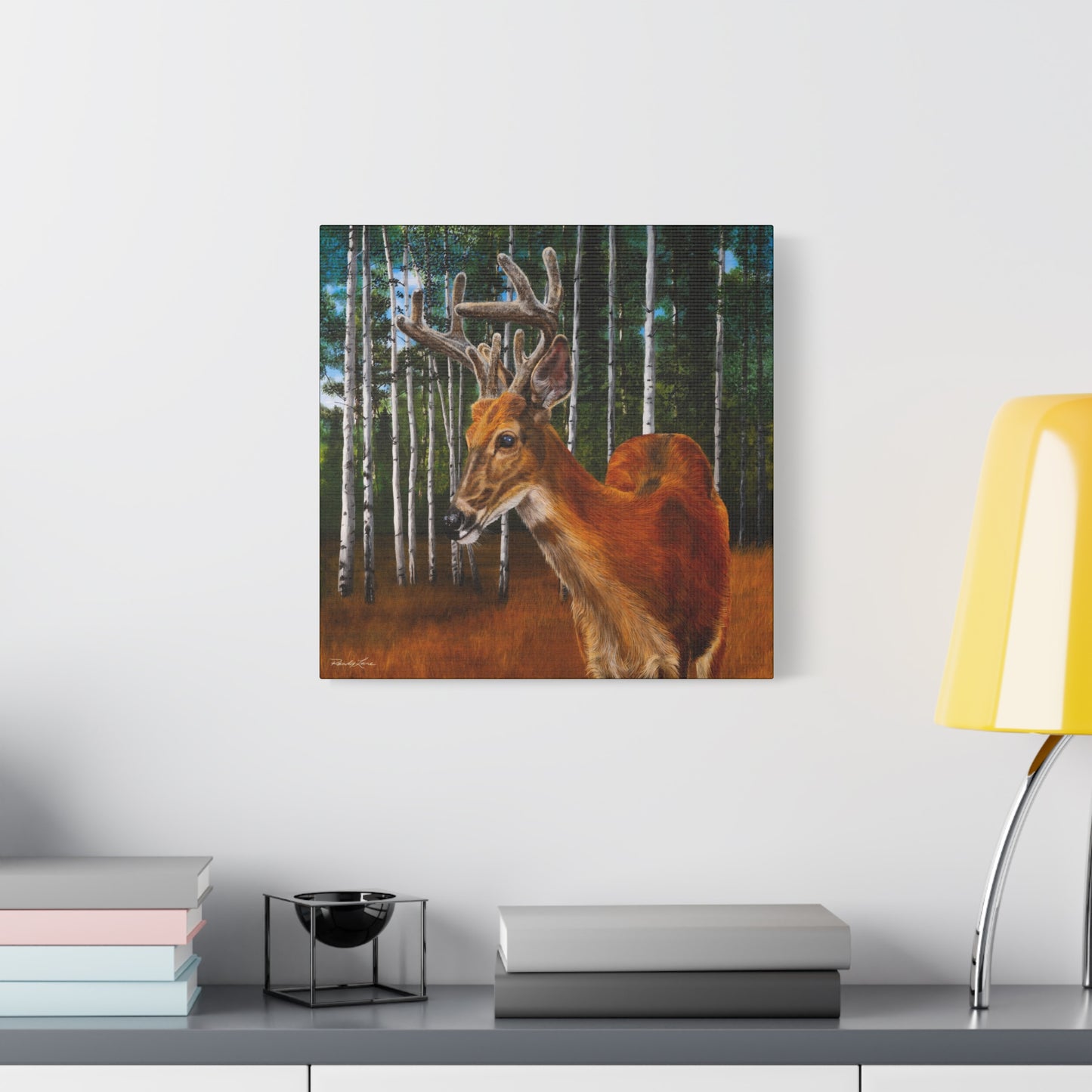Velvet Crush,  Deer Canvas Wall Art