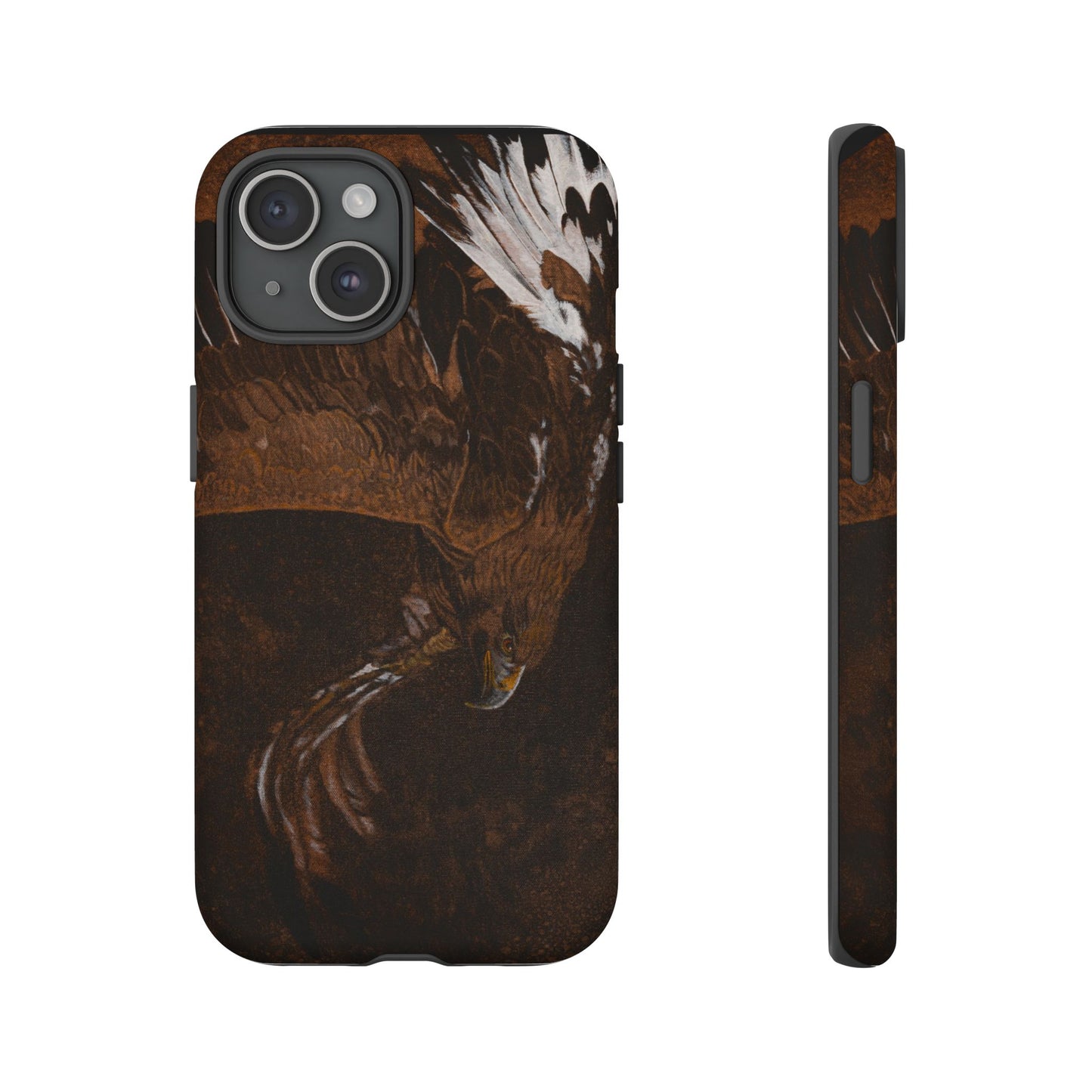 Golden Flight, Eagle Design Phone Case, Tough Cases