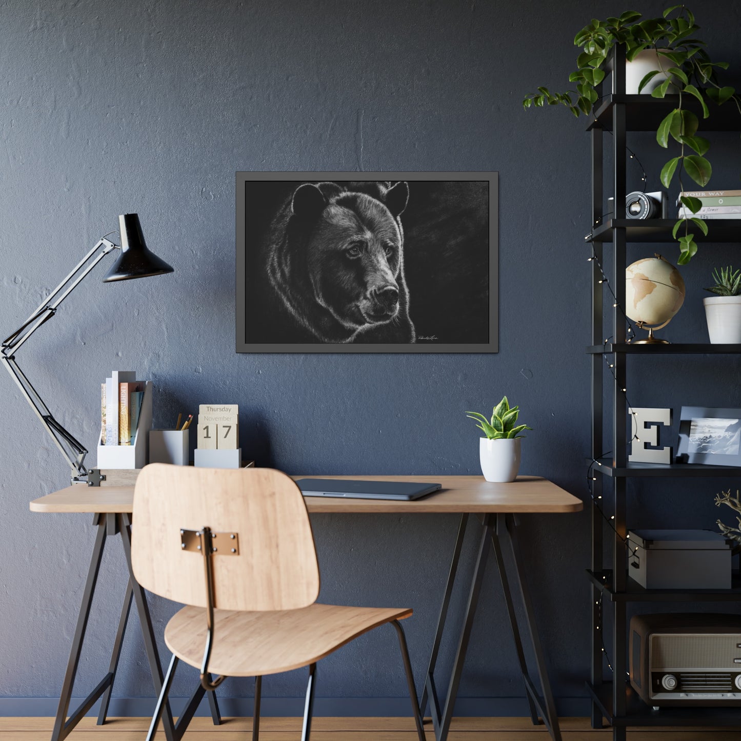Dominance,  Bear Framed Fine Art Print