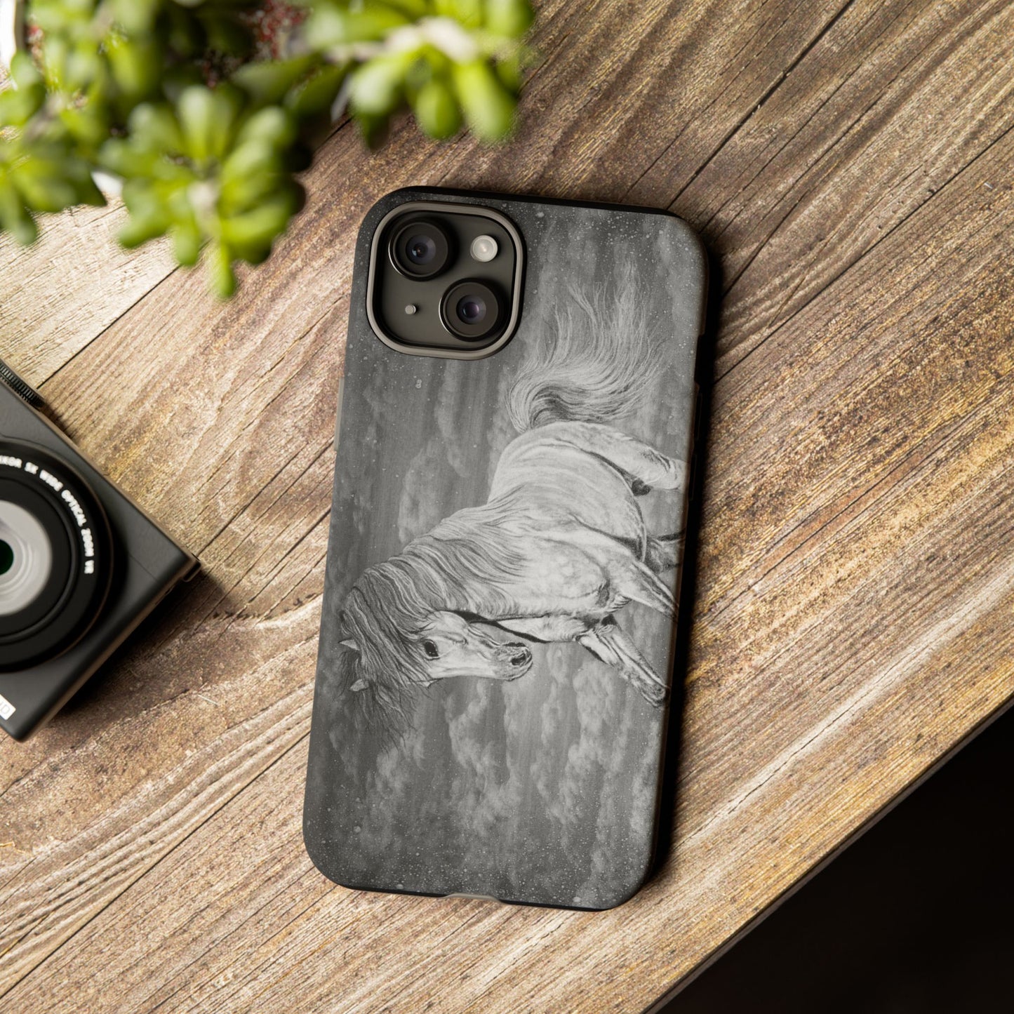 Equine Elegance. Prancing Horse Phone Case