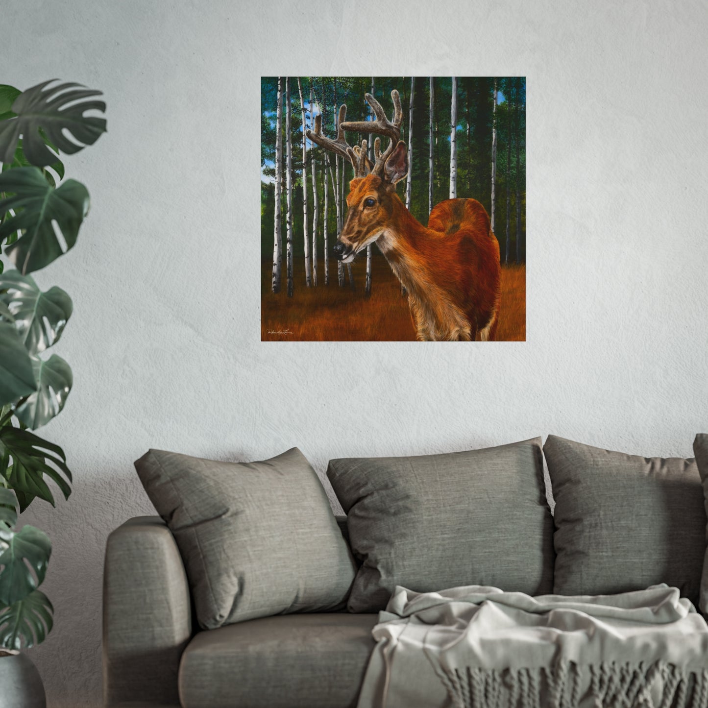 Velvet Crush,  Deer Fine Art Print