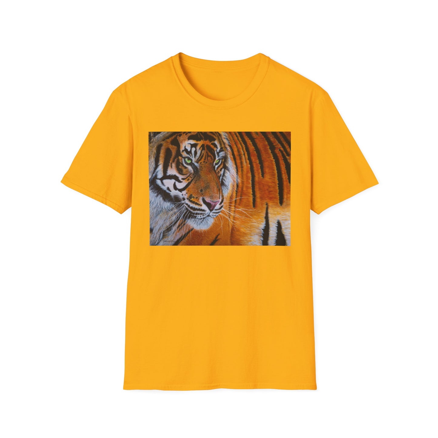Tiger Stripe, Tiger Graphic T-Shirt, Unisex Softstyle Tee