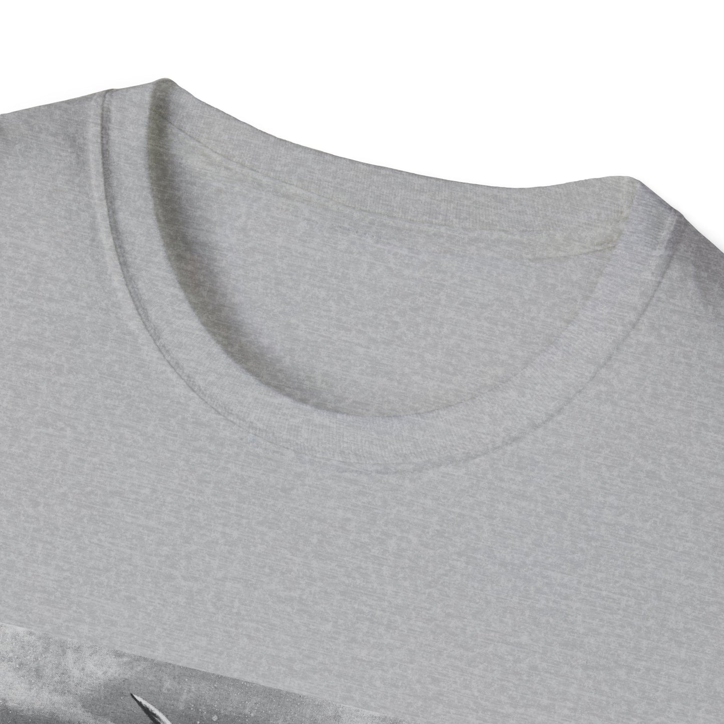 Highland Love, Highland Cow Print Unisex Softstyle T-Shirt