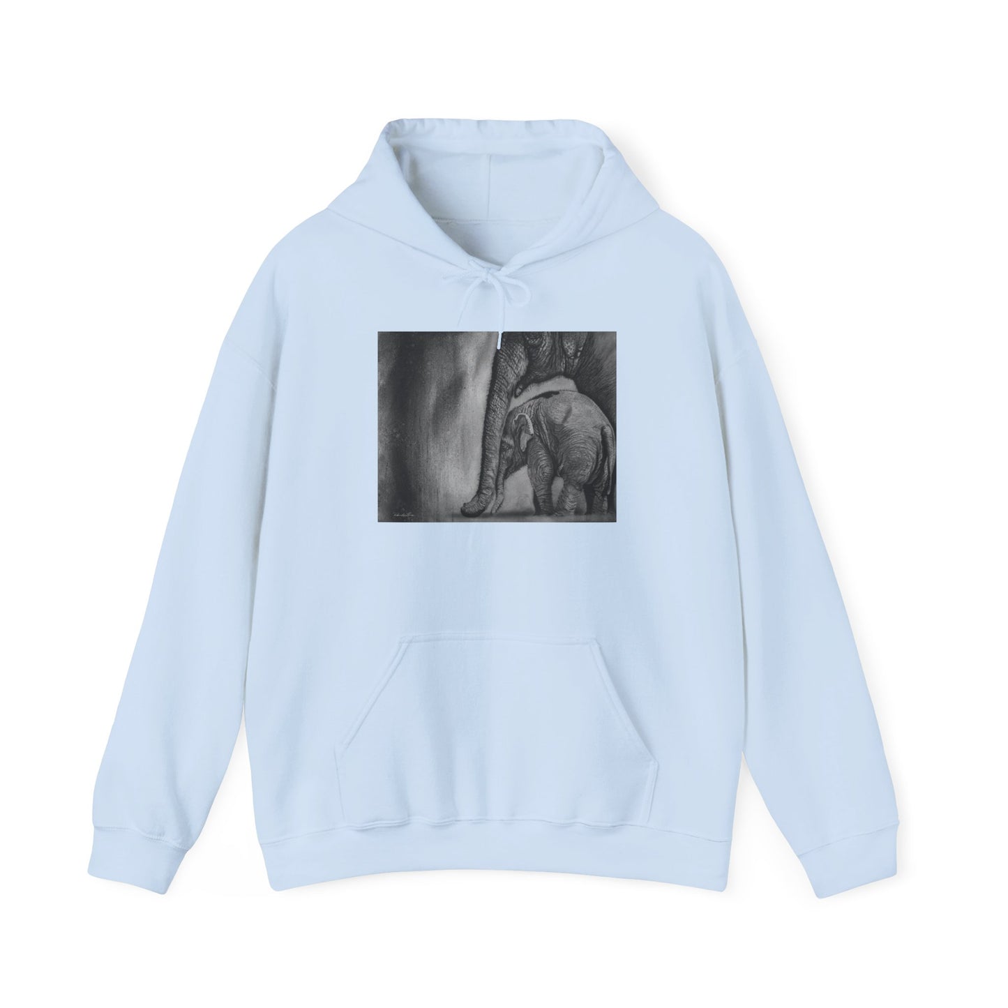 Trunks of Love, Elephant Hoodie Unisex Sweatshirt
