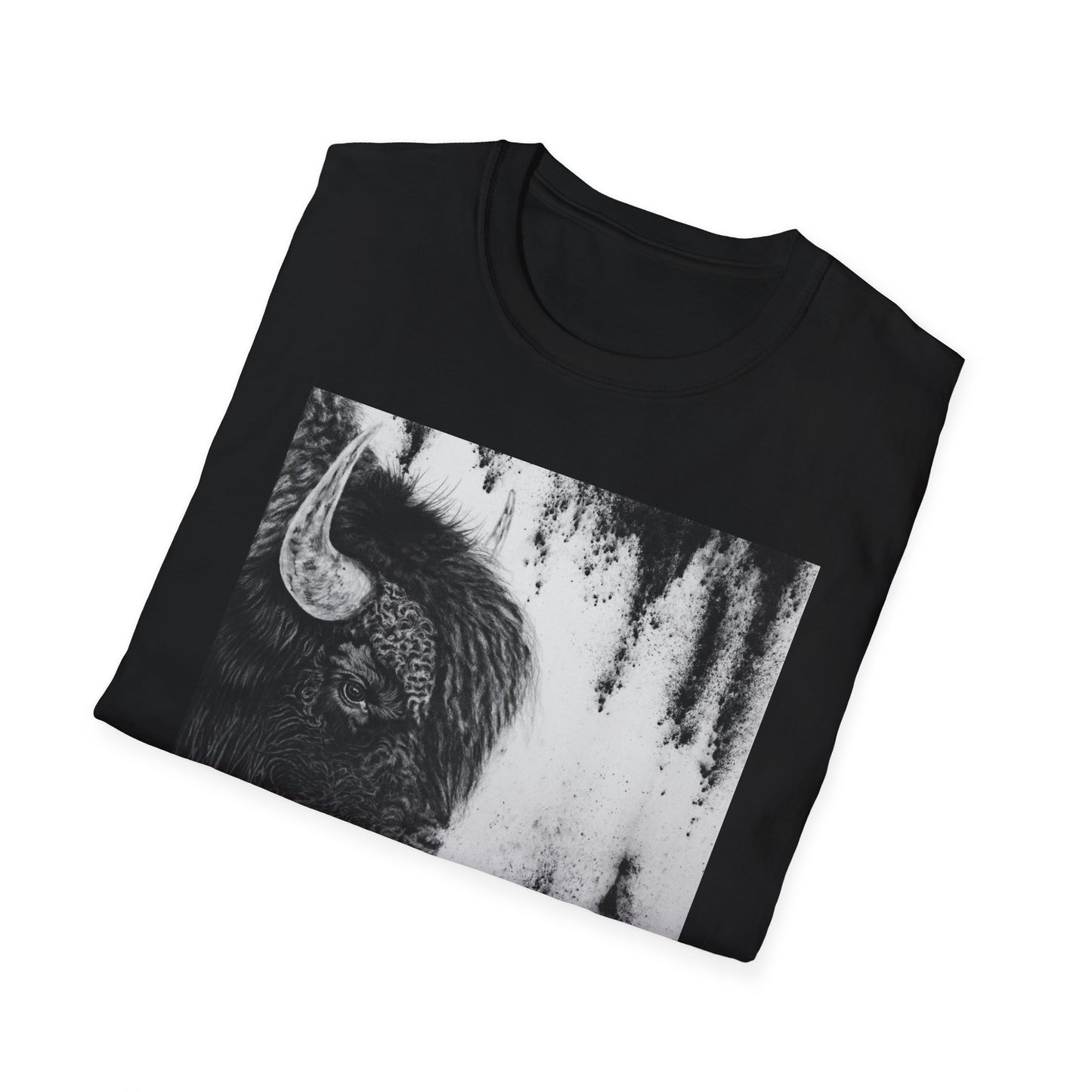 Pride, Bison Graphic Tee, Unisex Softstyle T-Shirt