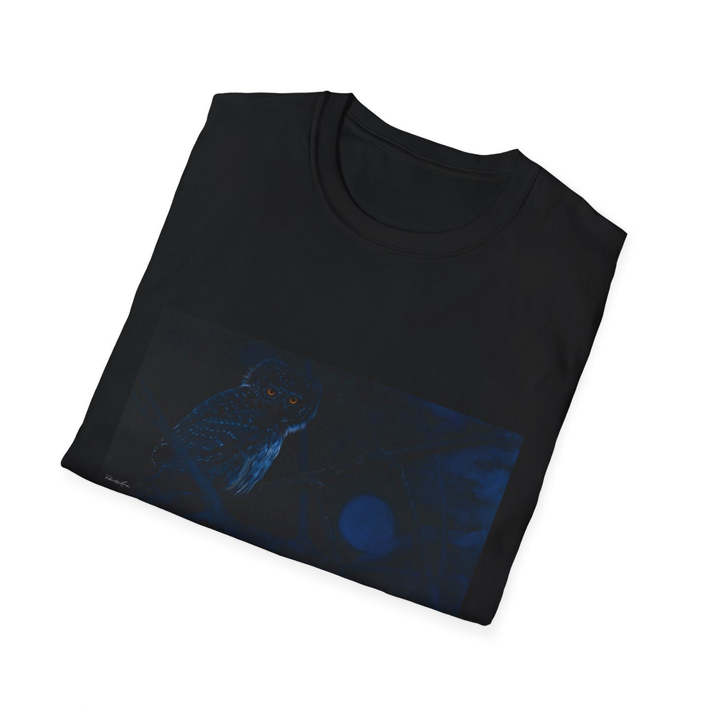 Bright Eyes, Owl theme Unisex Softstyle T-Shirt