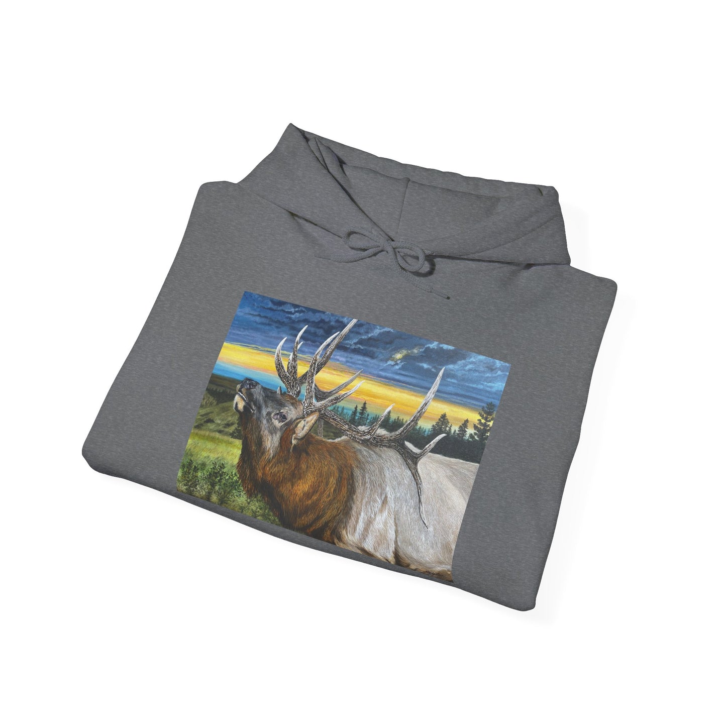 Sunset Serenade, Elk Unisex Hoodie