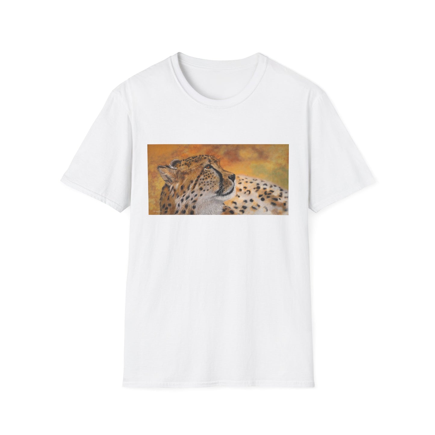 Cheetah Chill, Cheetah Unisex soft T-Shirt