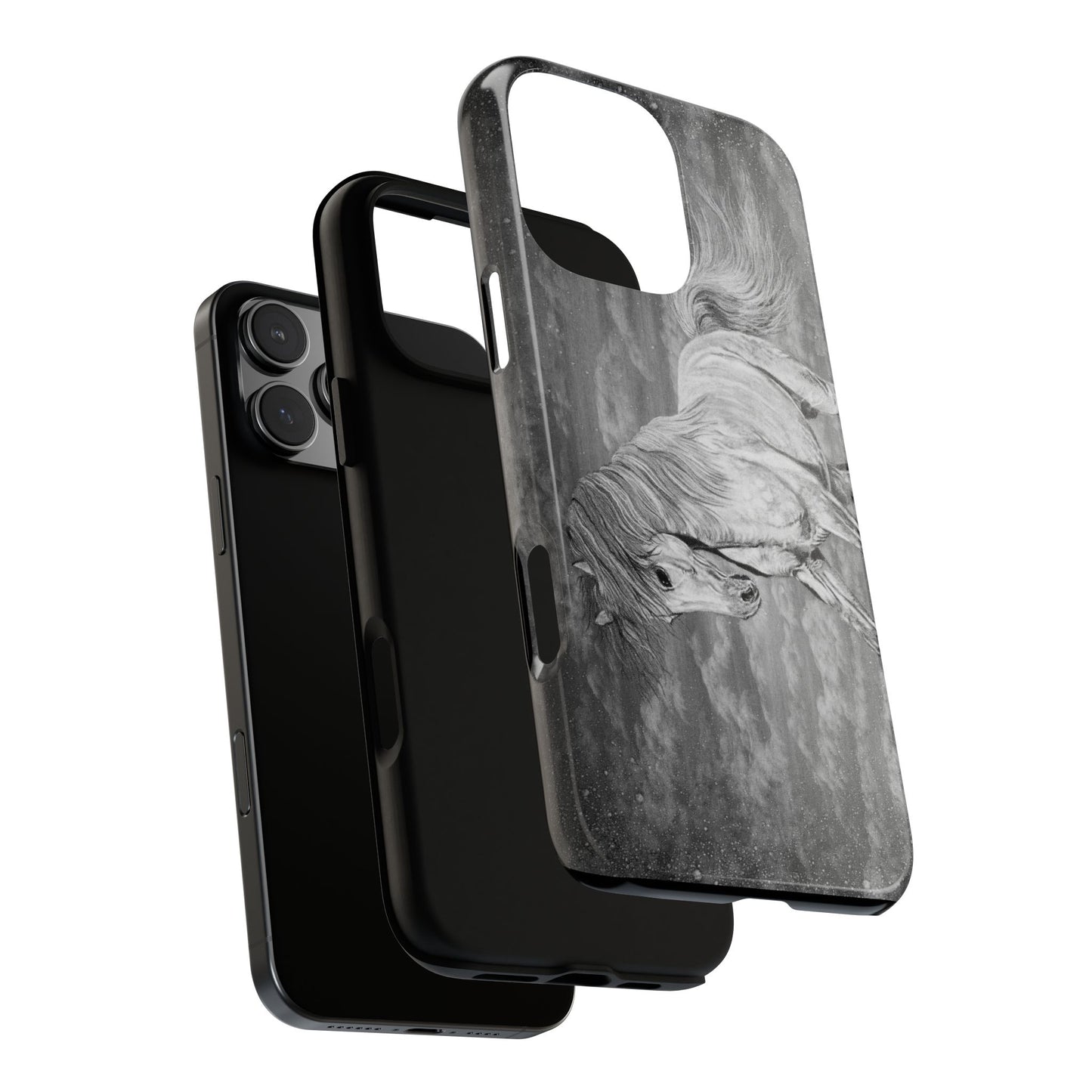Equine Elegance. Prancing Horse Phone Case