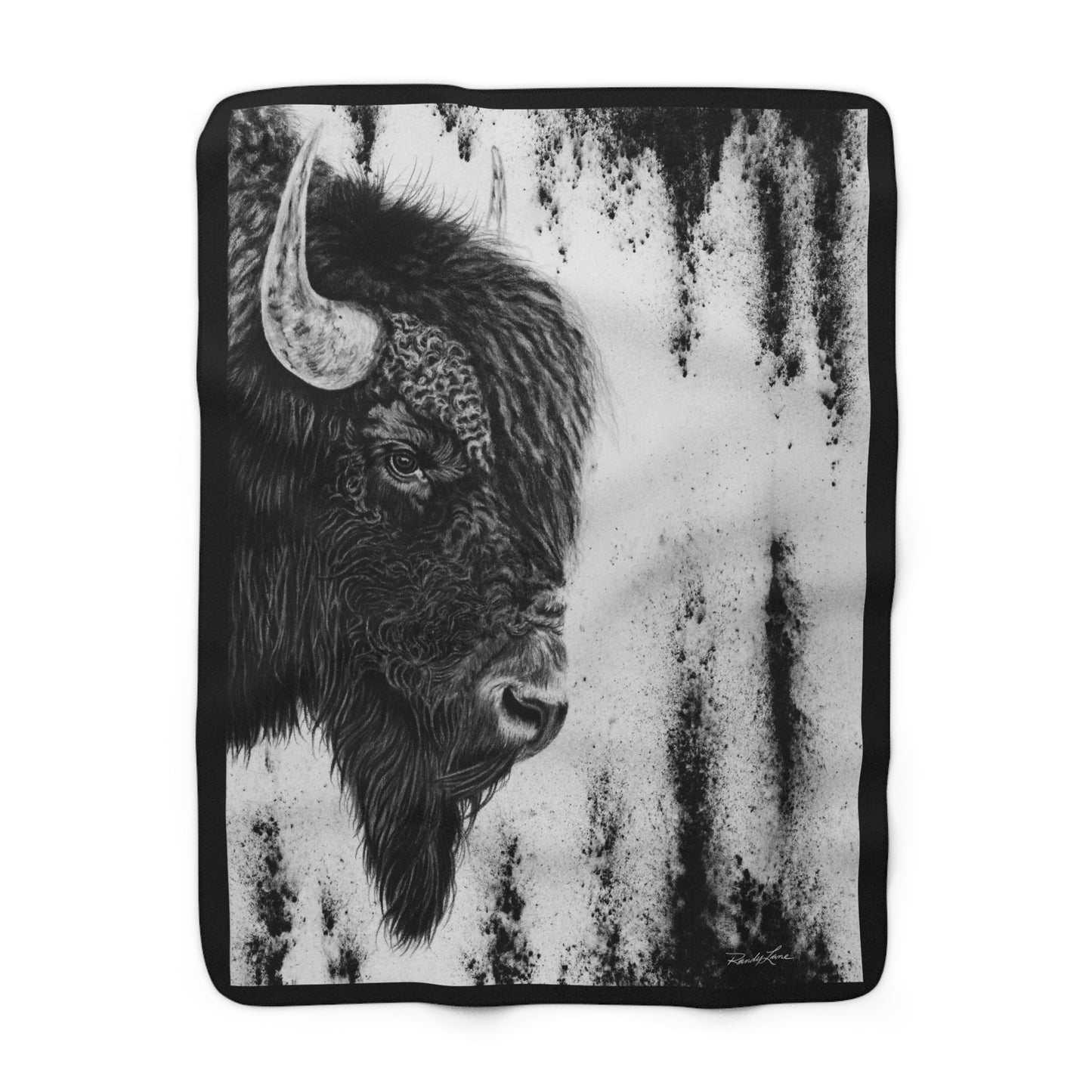 Pride, Bison Cozy Sherpa Fleece Blanket