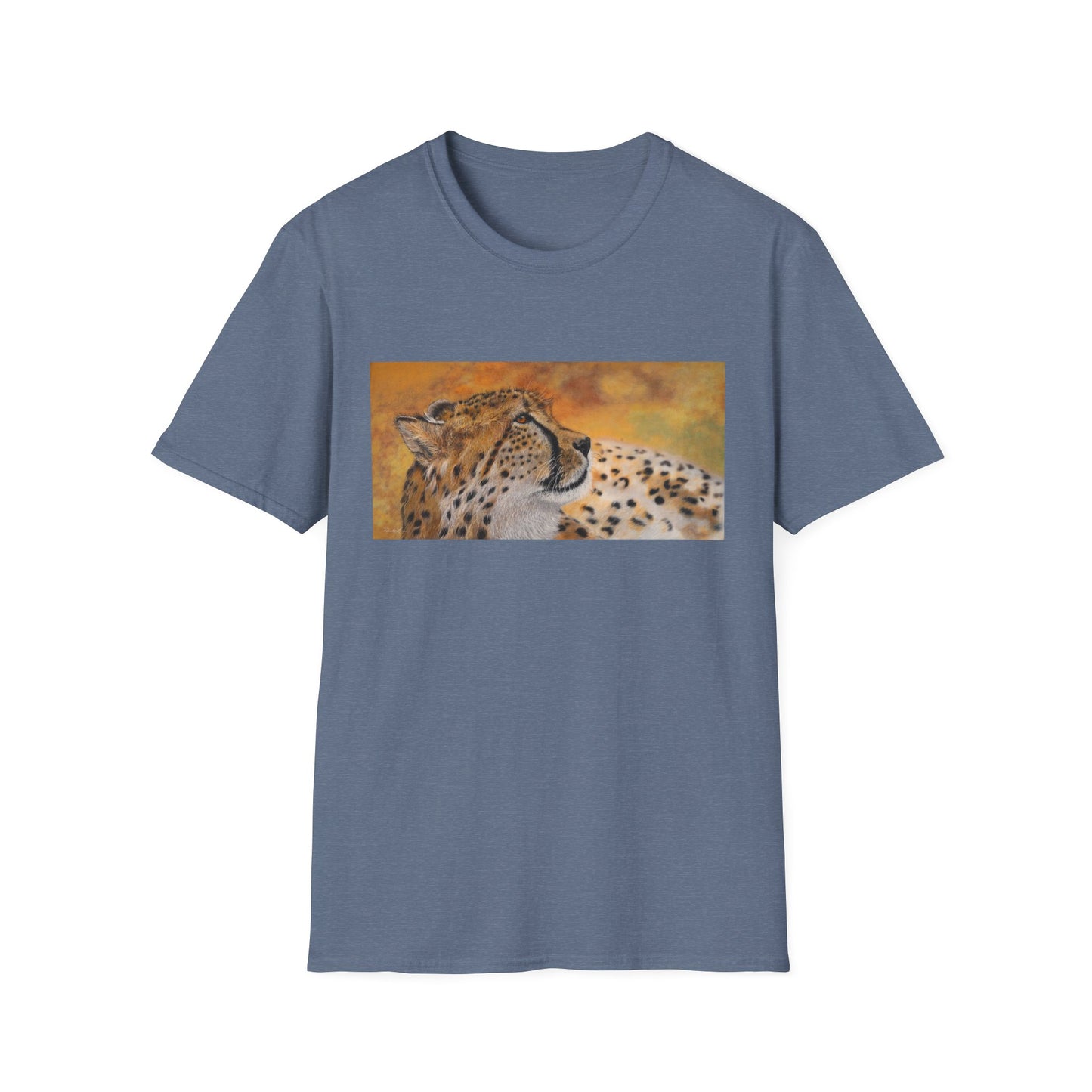 Cheetah Chill, Cheetah Unisex soft T-Shirt