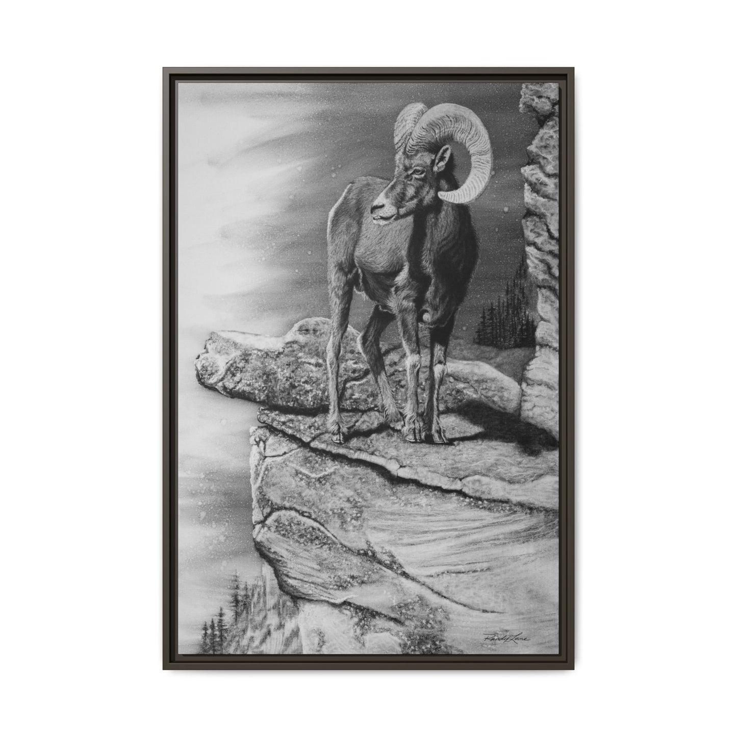 Legendary, Bighorn Sheep Framed Fine Art Print