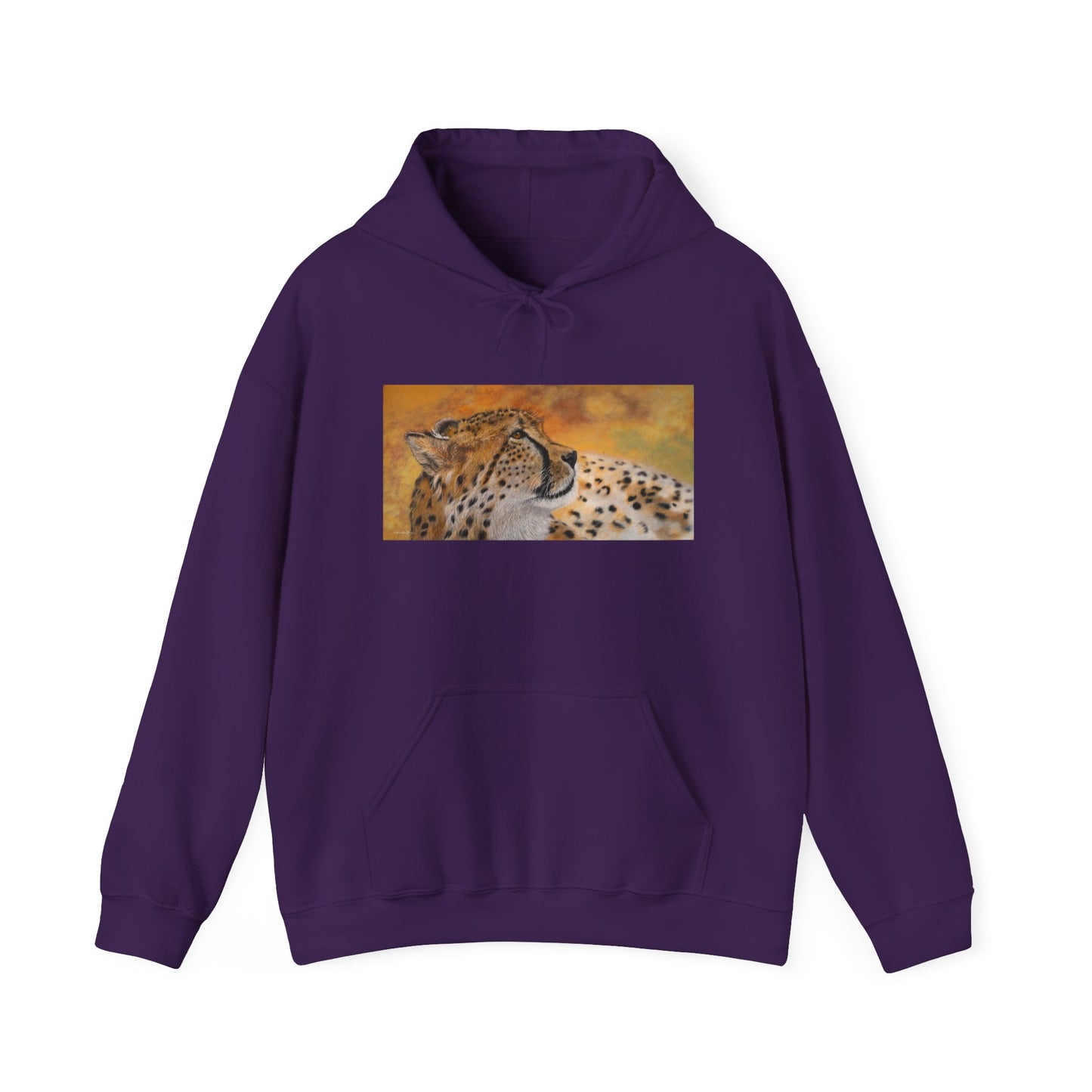 Cheetah Chill, Cheetah Unisex Hooded Sweatshirt