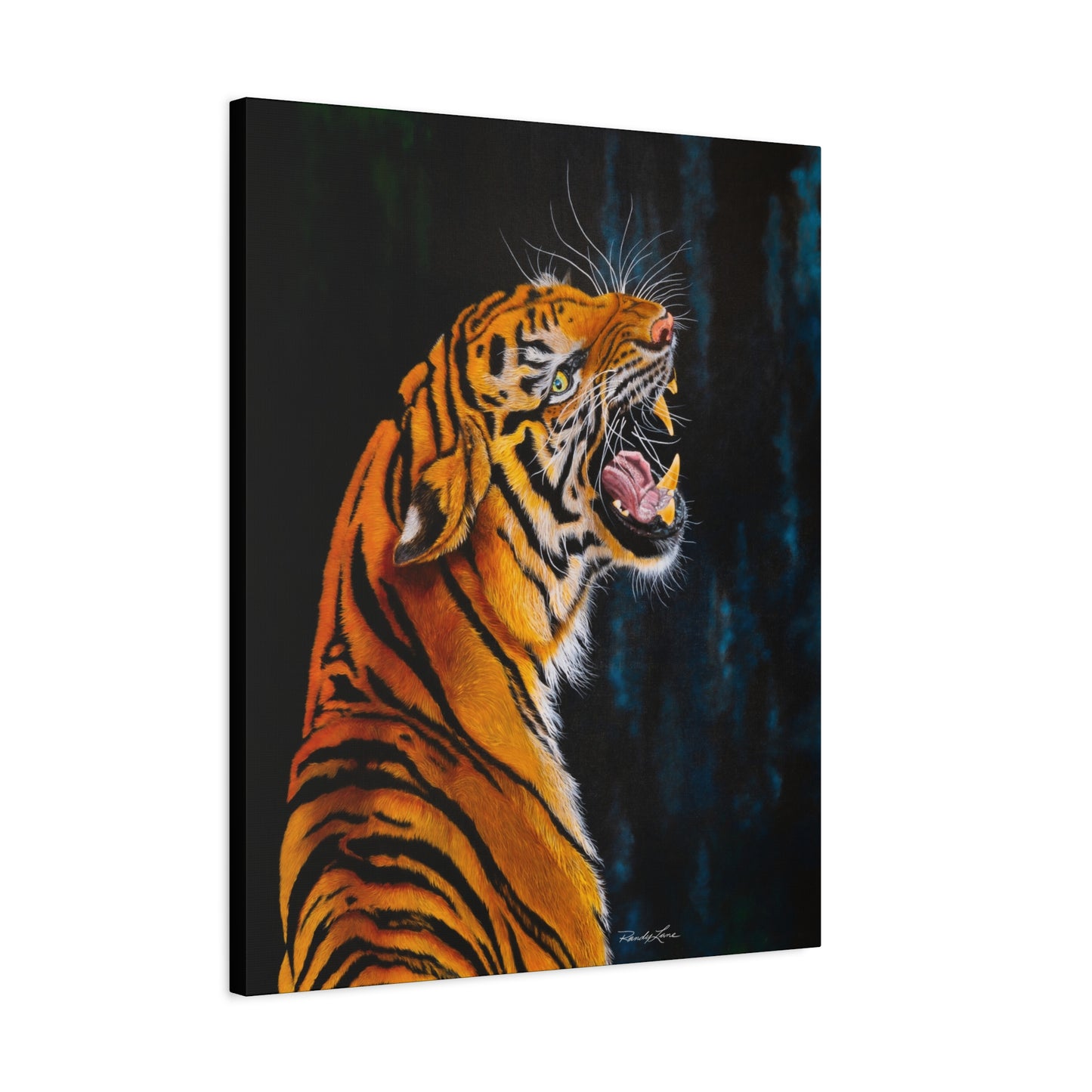 Beautifully Bold, Roaring Tiger Canvas Art