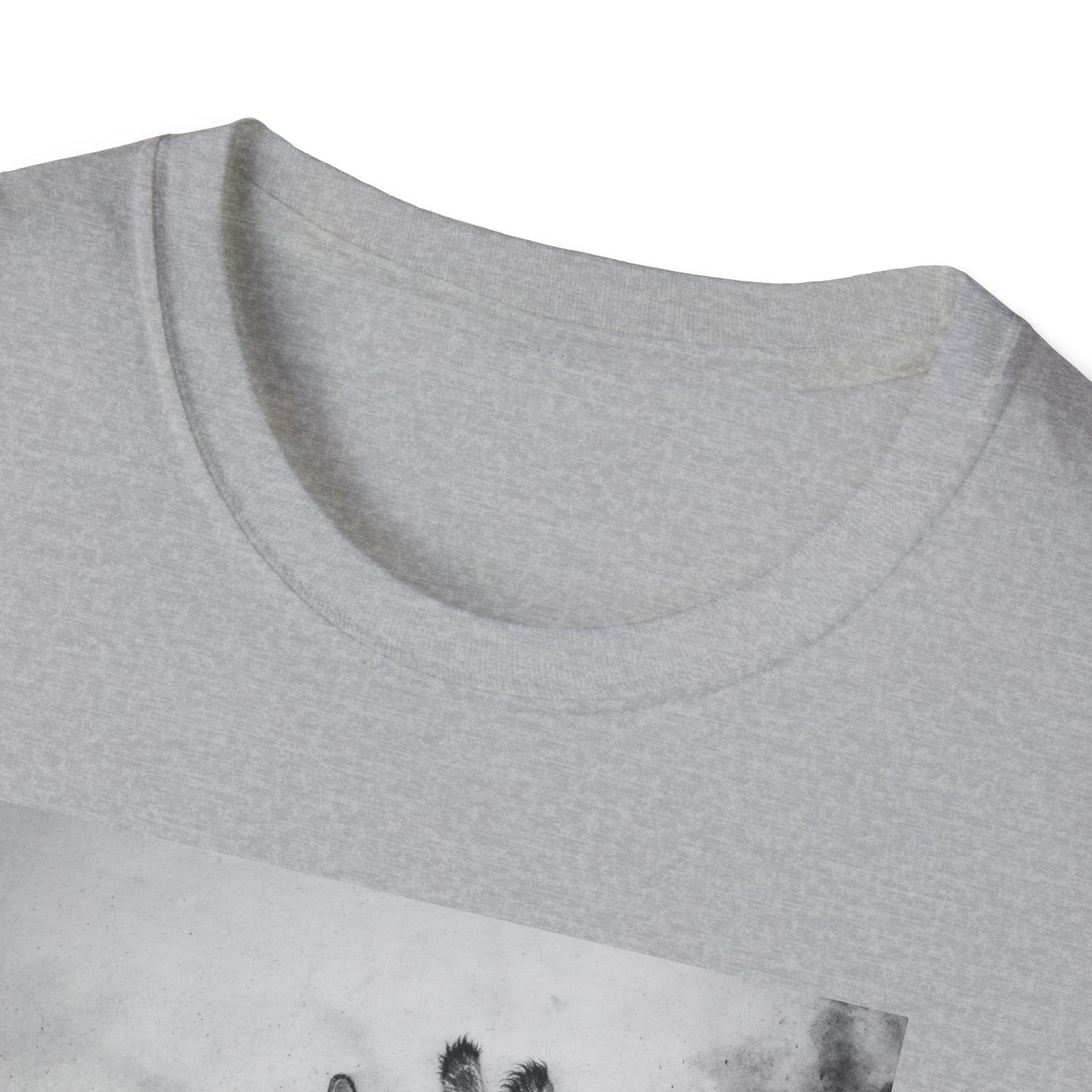 Grace in the Grassland, Giraffe Unisex Softstyle T-Shirt