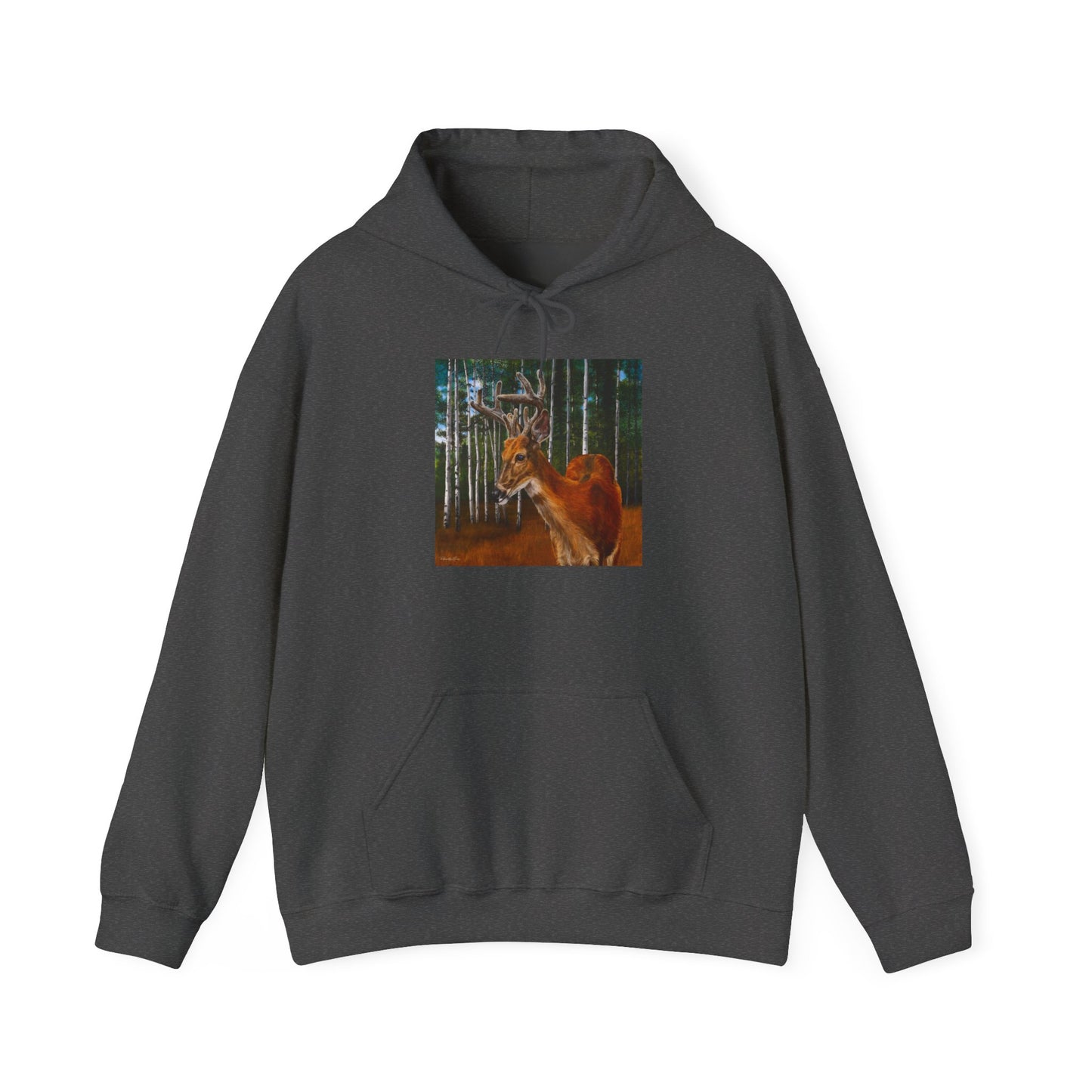 Velvet Crush, Deer Unisex Heavy Blend™ Hooded Sweatshirt