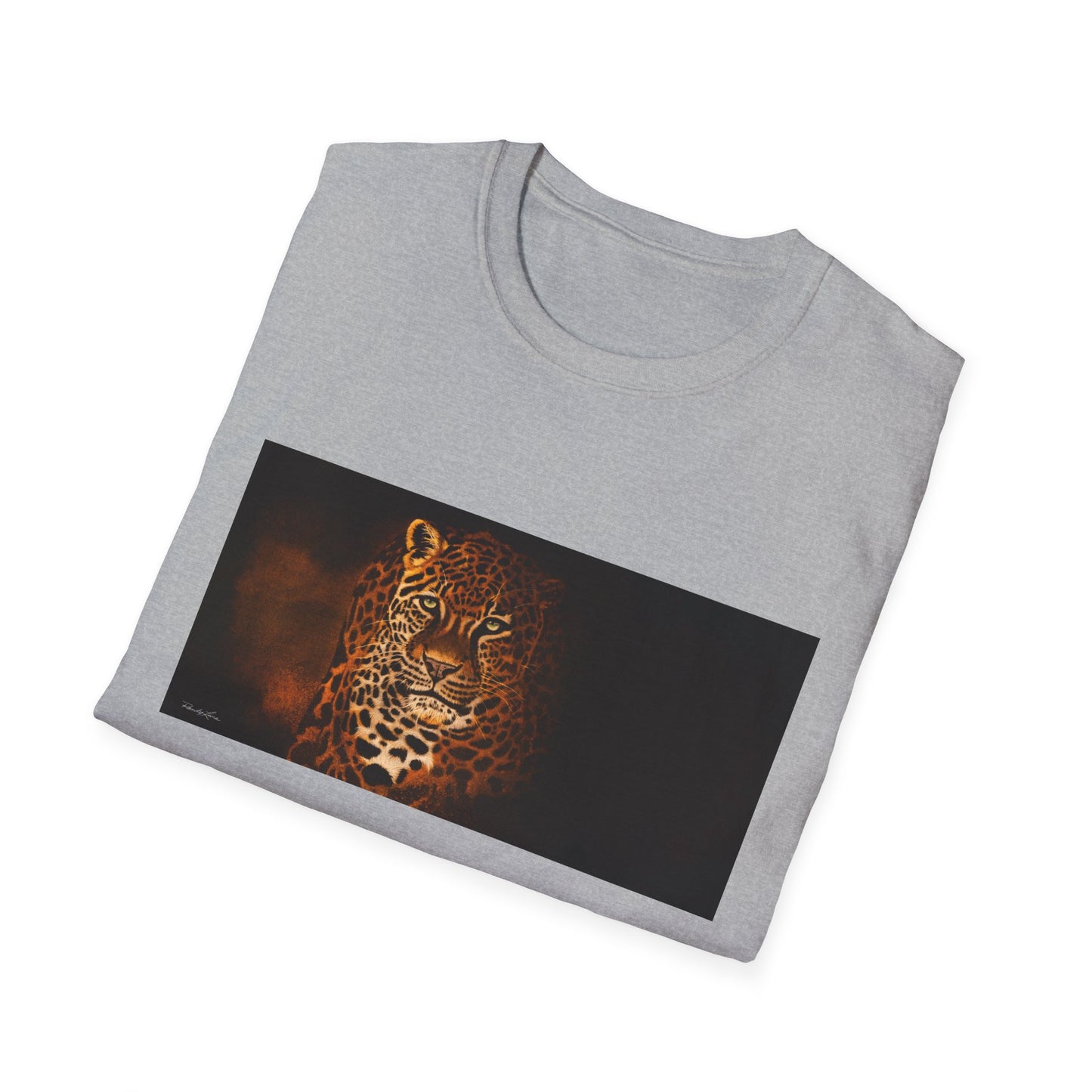 Shadow Hunter, Leopard Unisex Softstyle T-Shirt