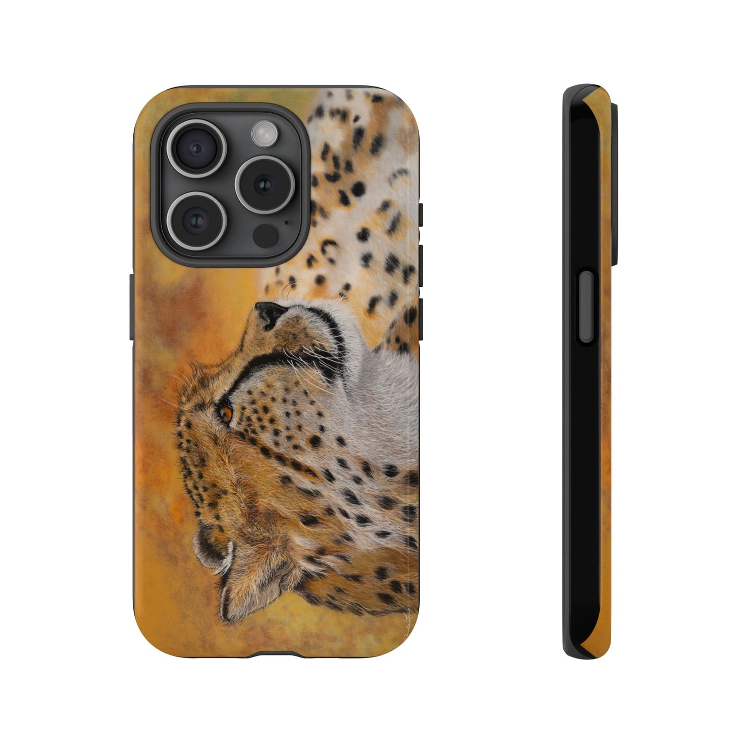 Cheetah Chill, Cheetah Phone Case, Tough Cases