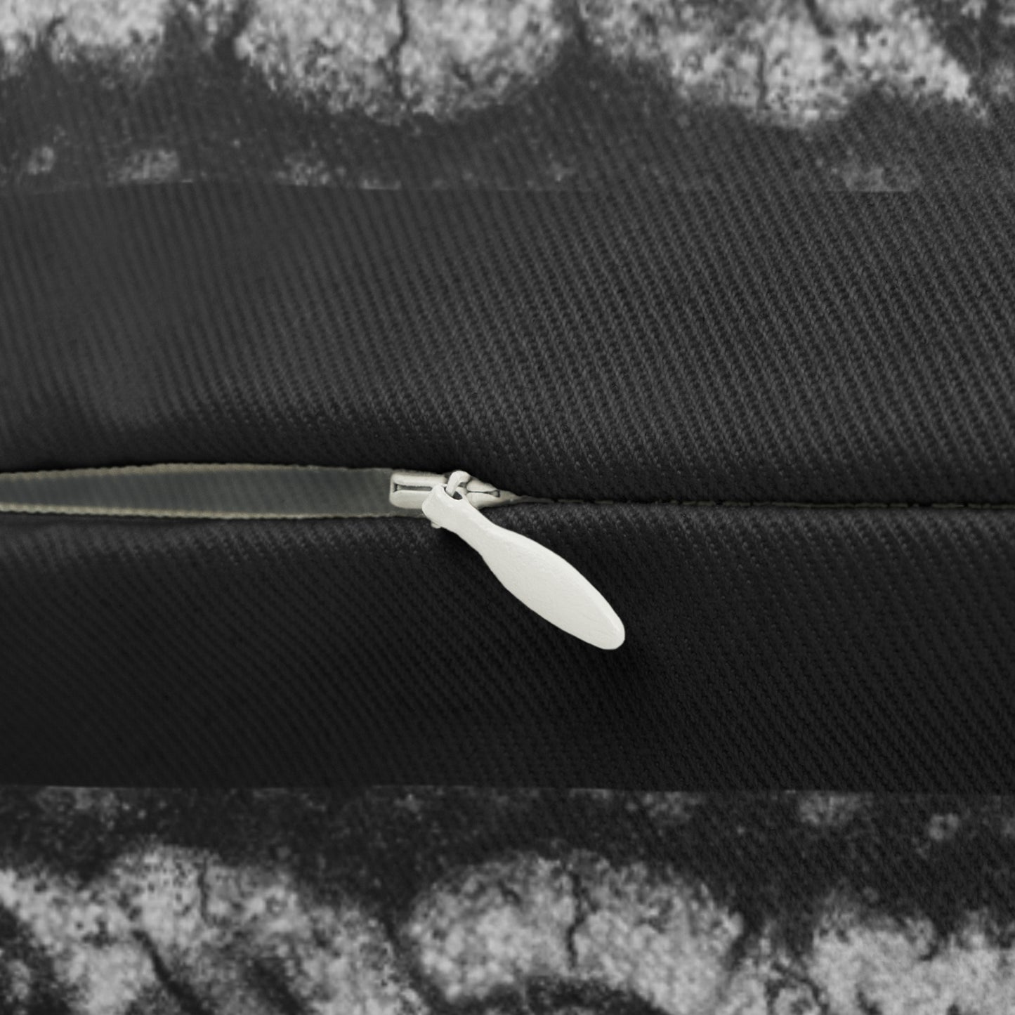 Ebony and Ivory, Elephant Lumbar Pillow