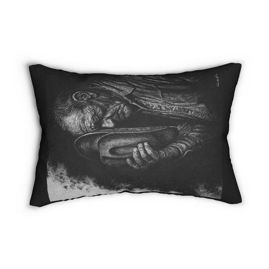 Cowboys Prayer. Lumbar Pillow