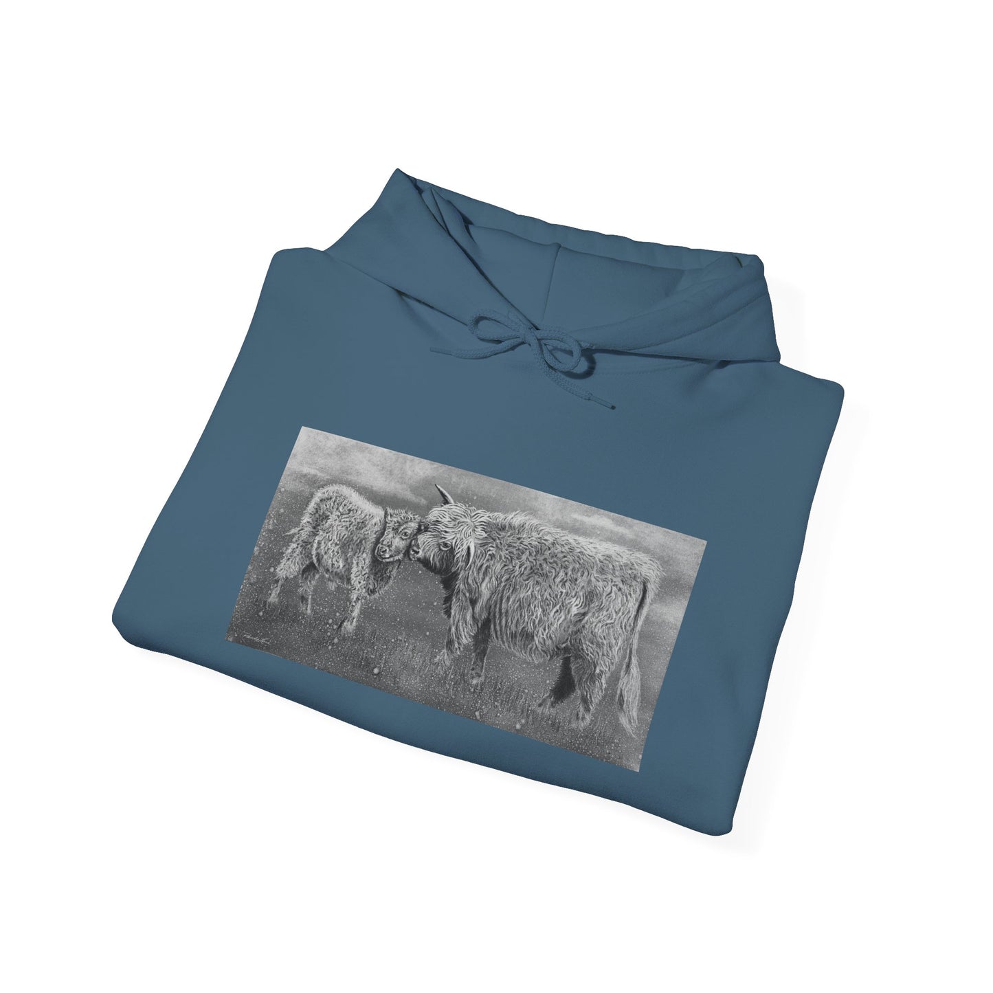 Highland Love, Hoodie, Cozy Unisex Sweatshirt