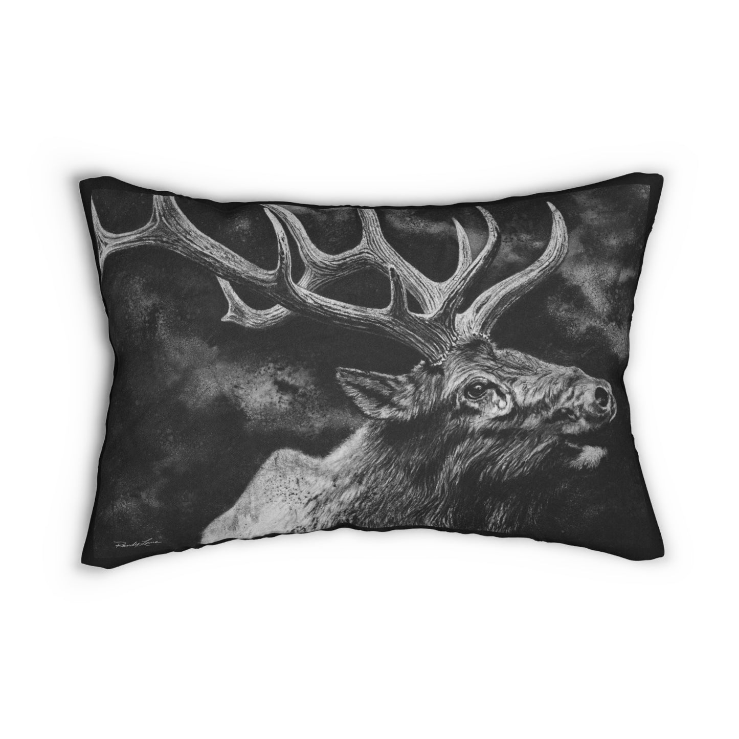 Gladiator, Lumbar Pillow with Elk Design