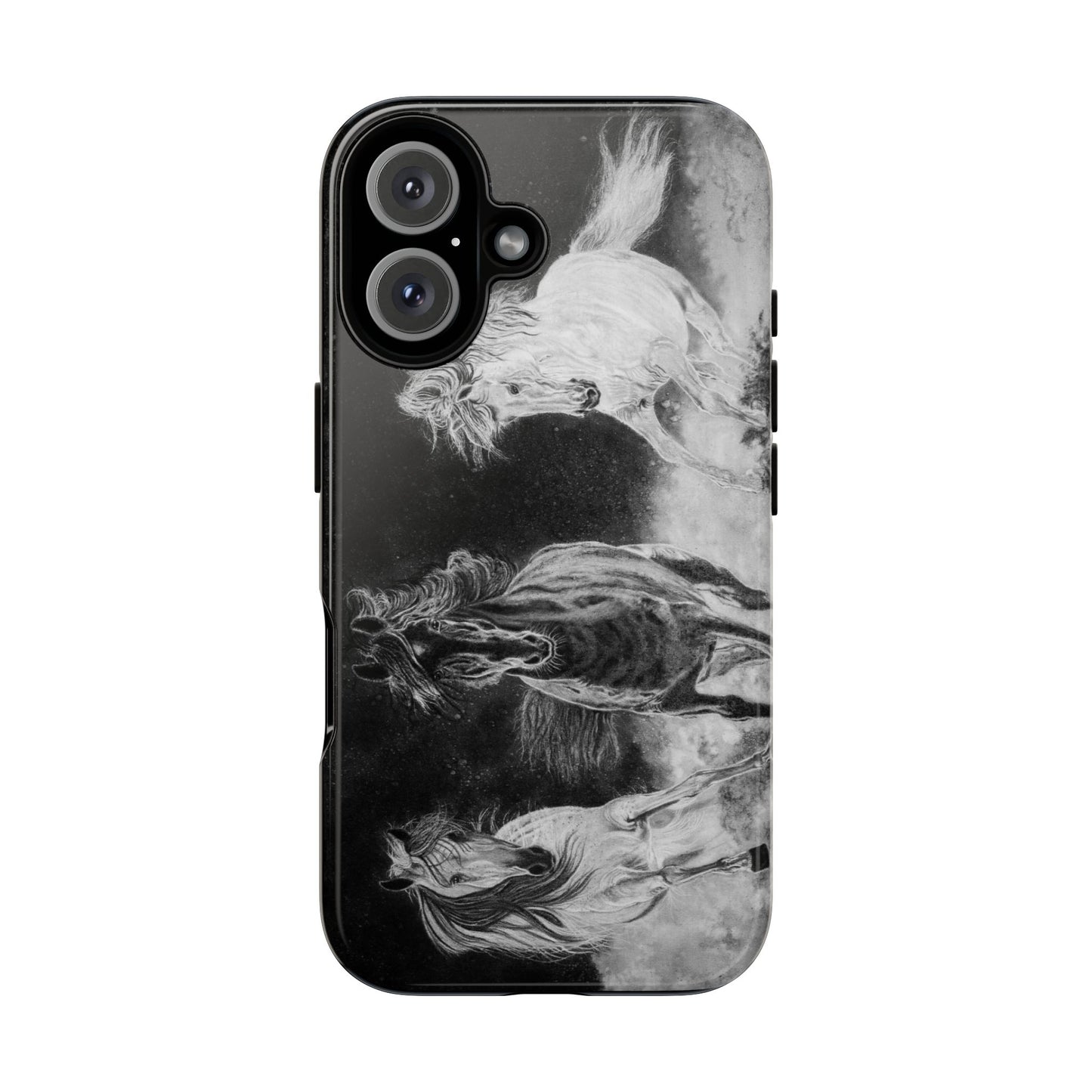 Midnight Run. Horse Phone Case