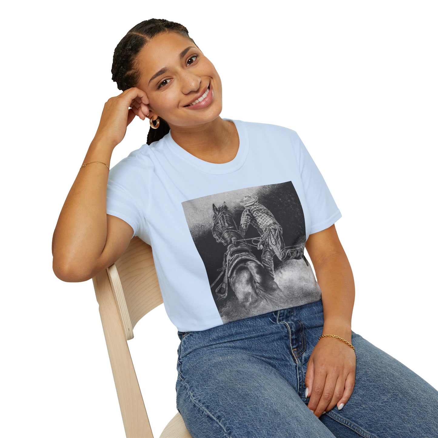 The Dismount. Steer Roper Unisex Softstyle T-Shirt