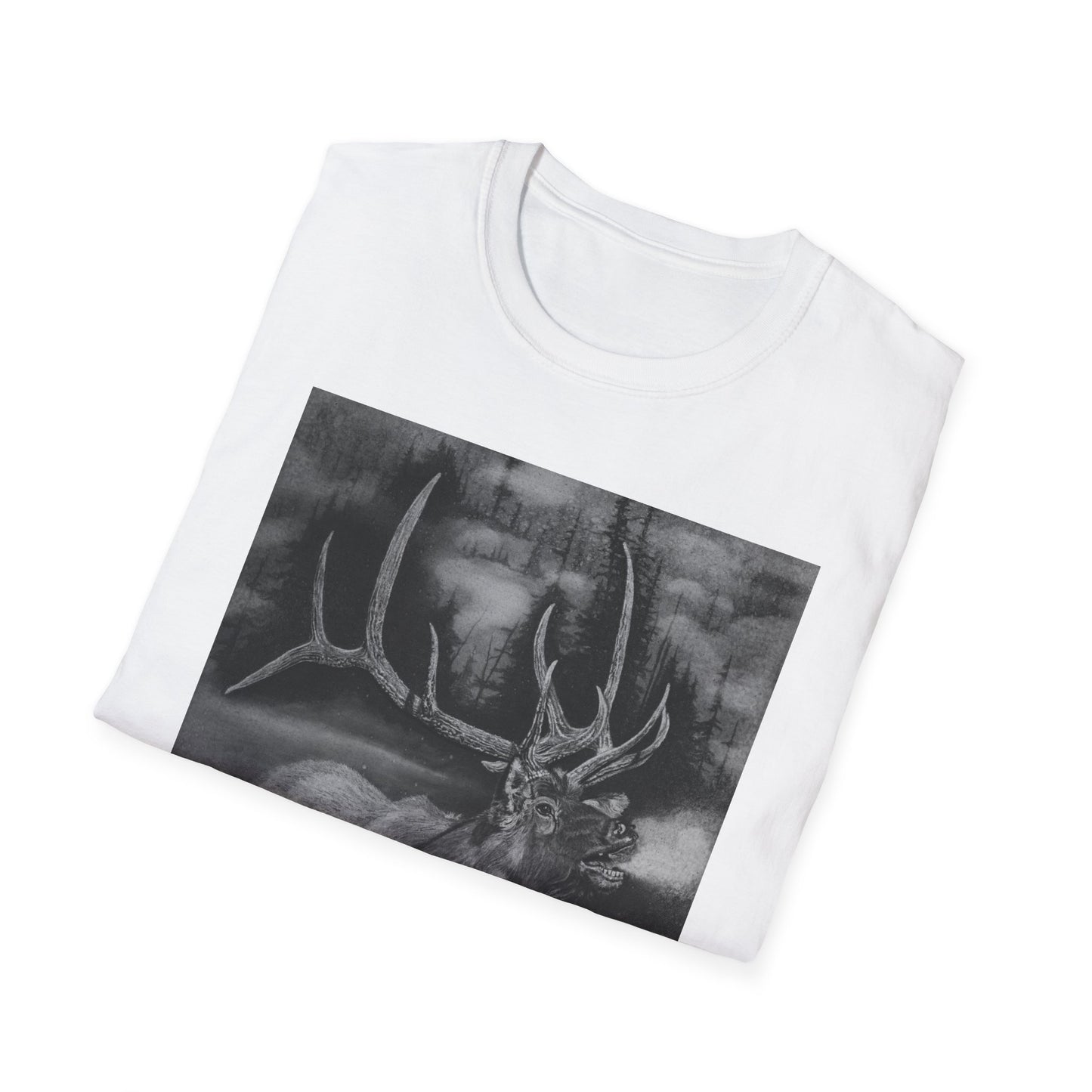 Mountain Music, Elk Unisex Soft T-Shirt