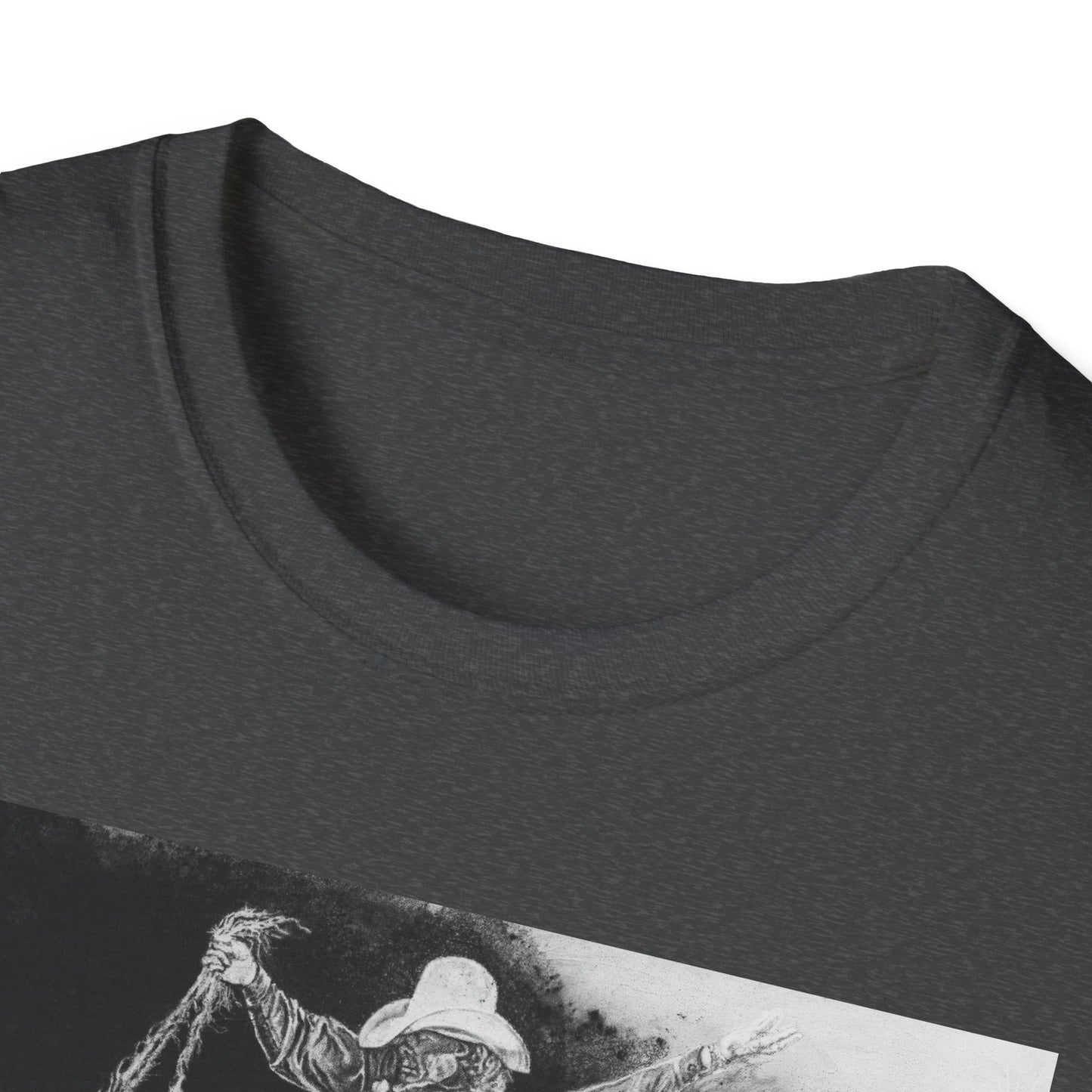 Big Grey, Rodeo Bareback Bronc Painting T-Shirt