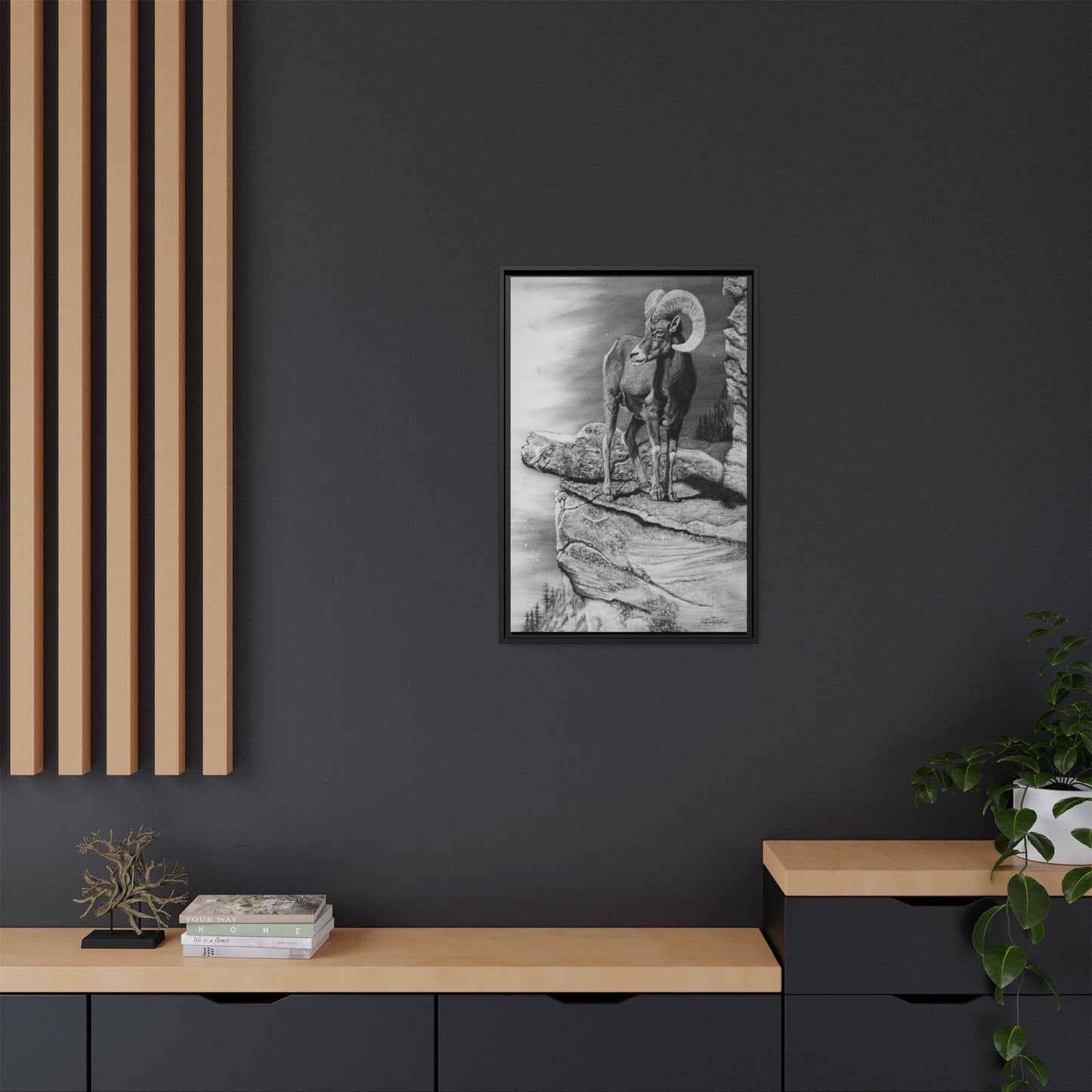 Legendary, Bighorn Sheep Framed Fine Art Print