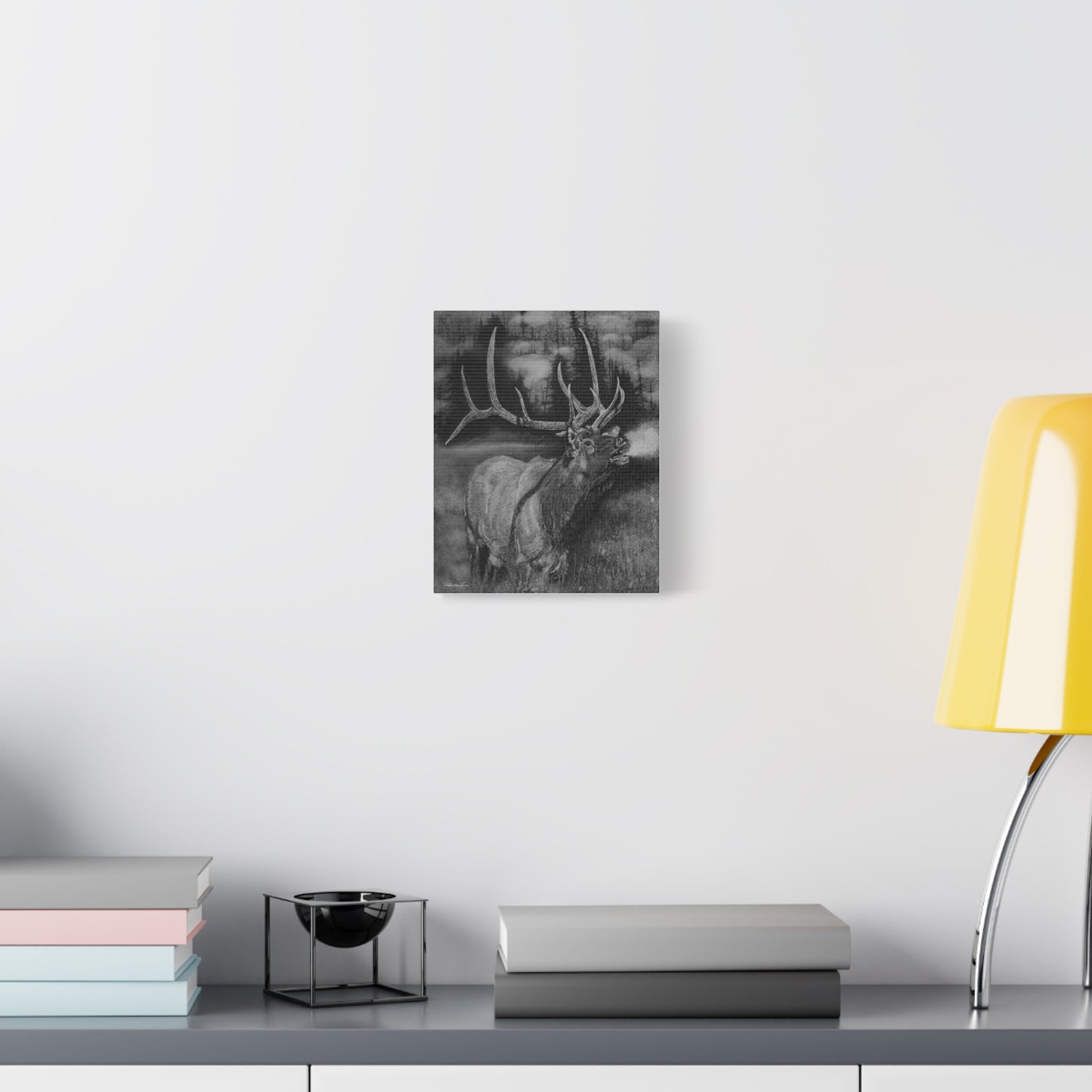 Mountain Music,  Elk Canvas Print