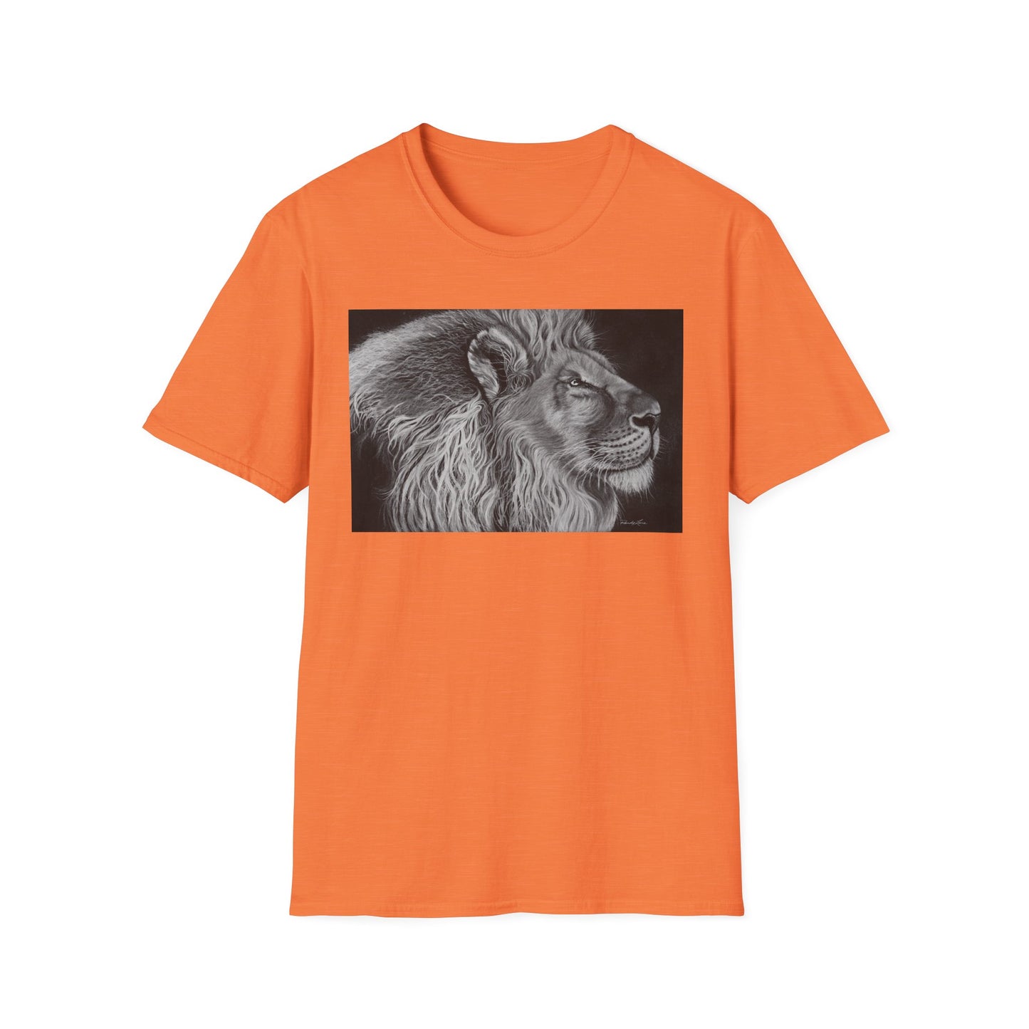 King of Cool, Lion Graphic Tee - Unisex Softstyle T-Shirt