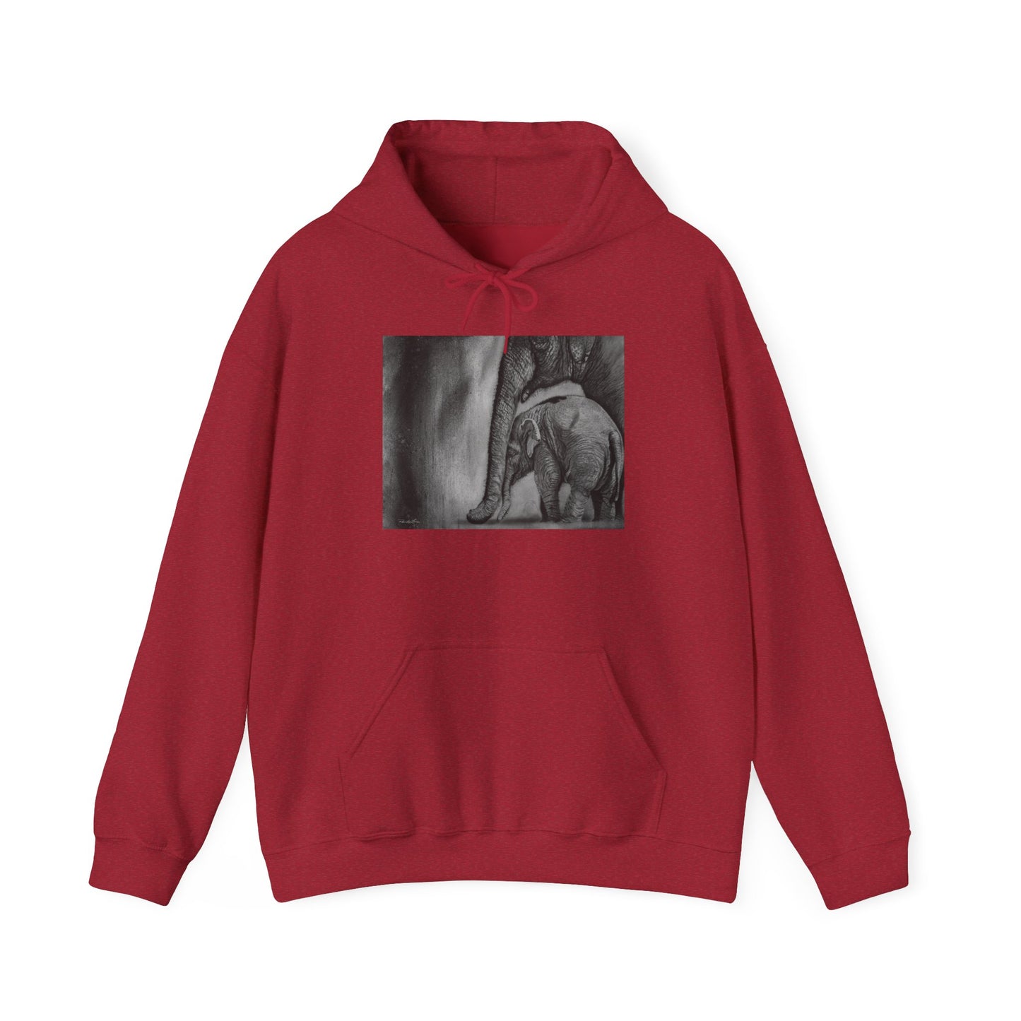 Trunks of Love, Elephant Hoodie Unisex Sweatshirt