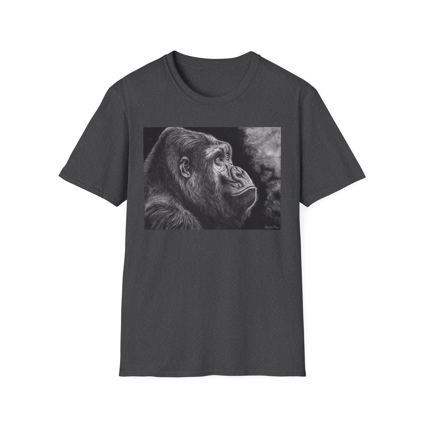 Gorilla Art T-Shirt, Unisex Tee