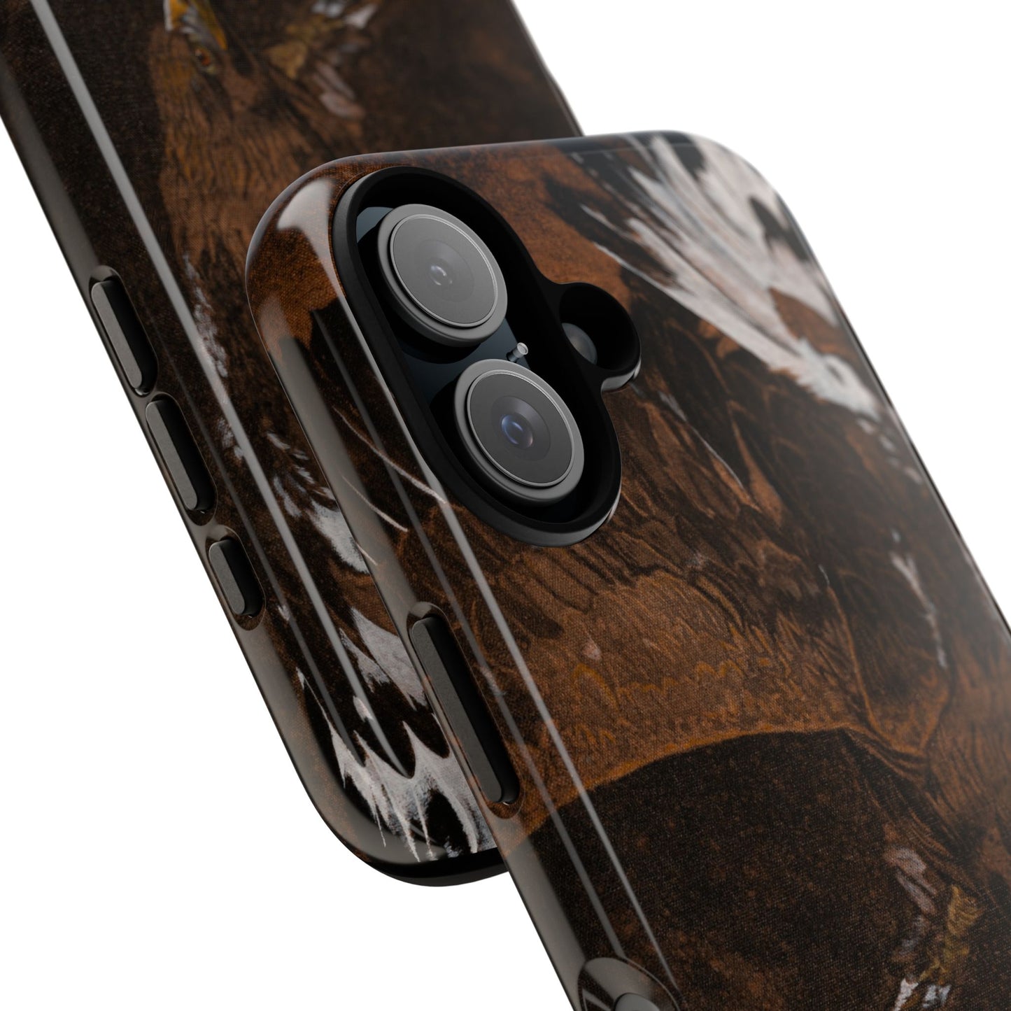 Golden Flight, Eagle Design Phone Case, Tough Cases