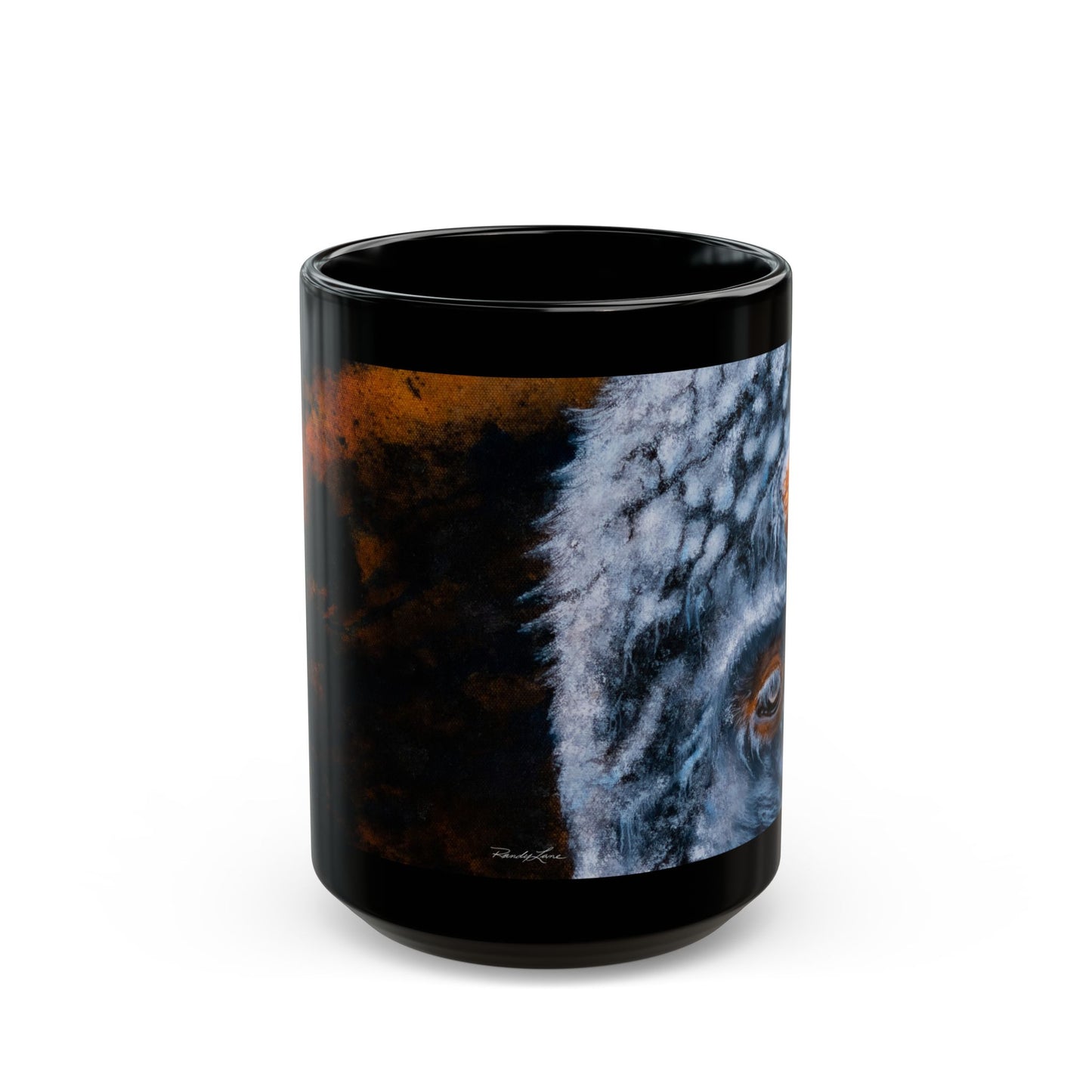 Storm Bison, Artistic Black Mug