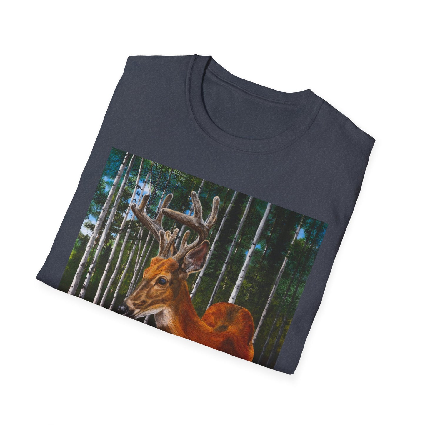 Velvet Crush, Deer Unisex Softstyle T-Shirt