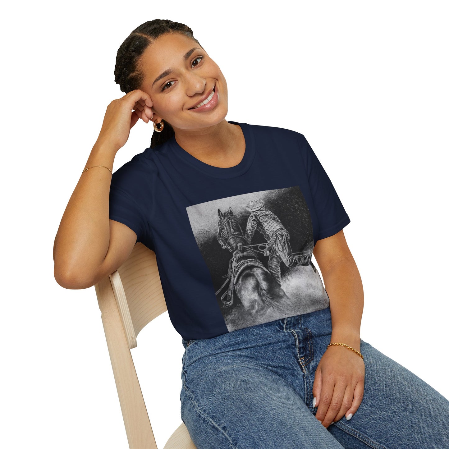 The Dismount. Steer Roper Unisex Softstyle T-Shirt